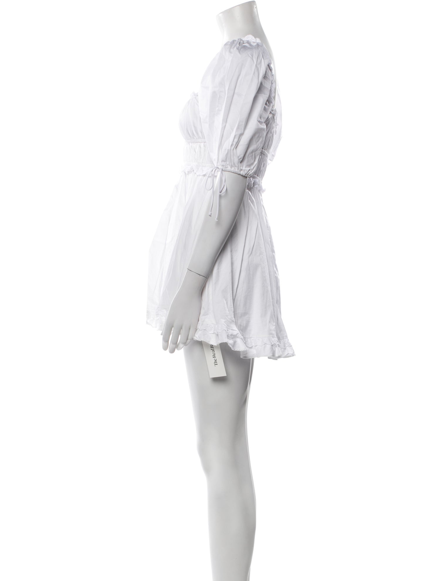 For Love & Lemons Square Neckline Mini Dress