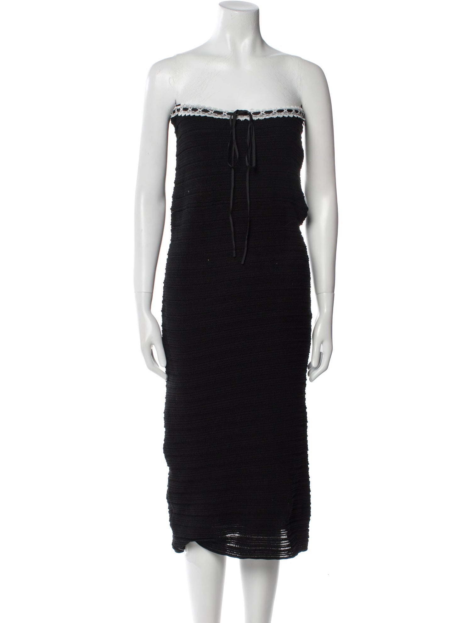 For Love & Lemons Strapless Knee-Length Dress