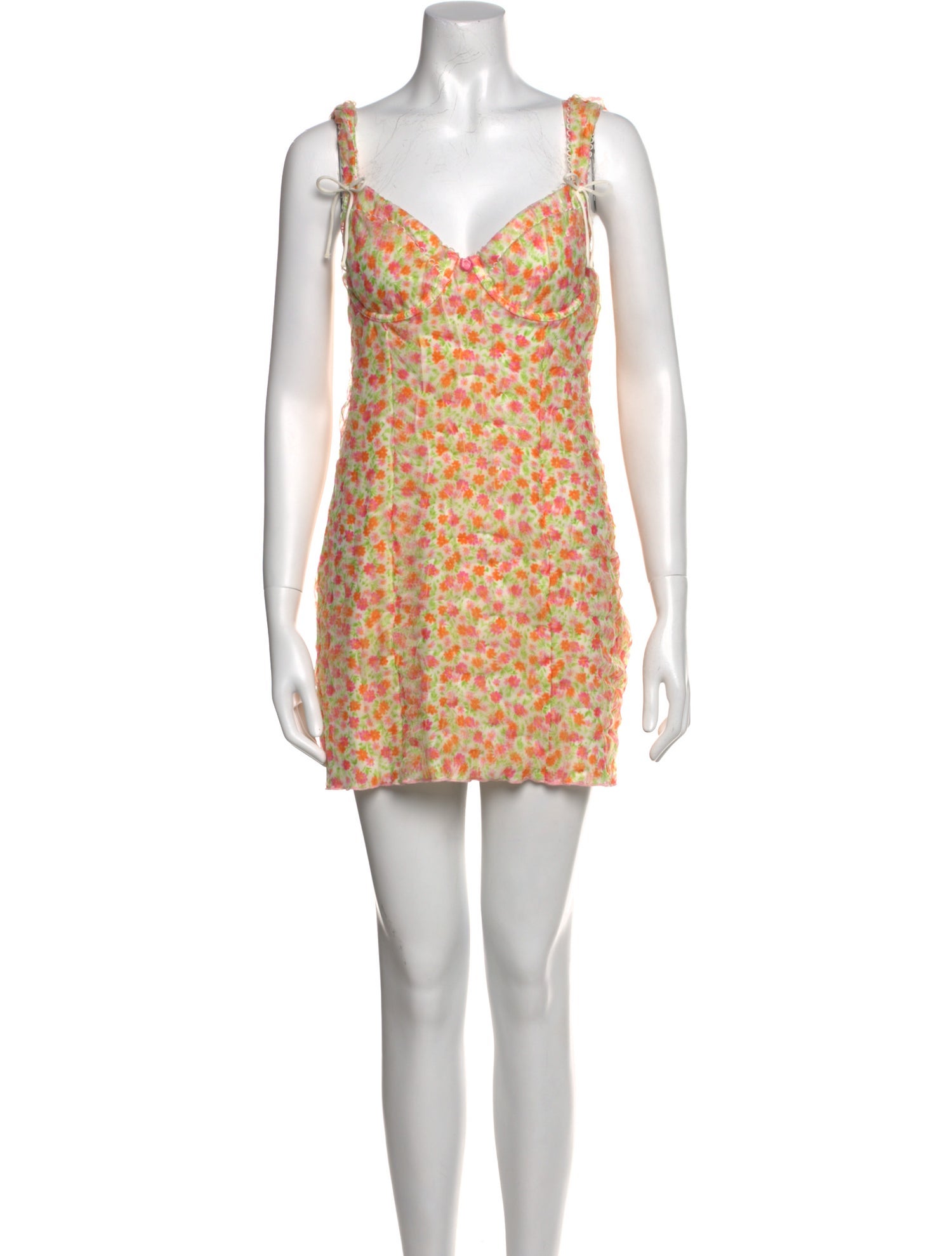 For Love & Lemons Printed Mini Dress