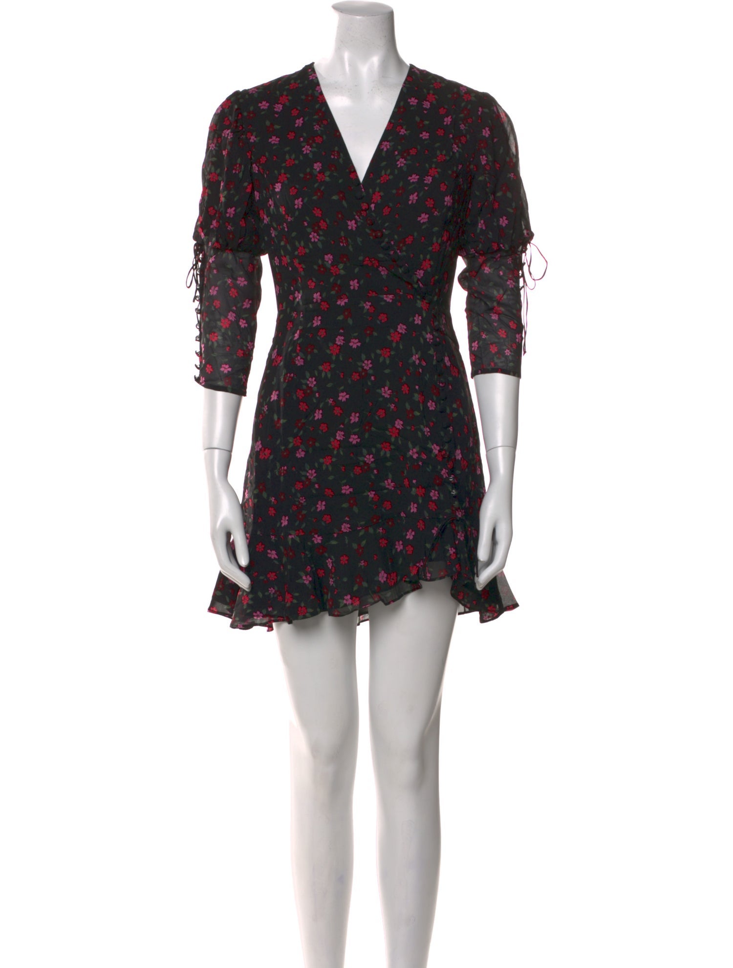 For Love & Lemons Silk Mini Dress