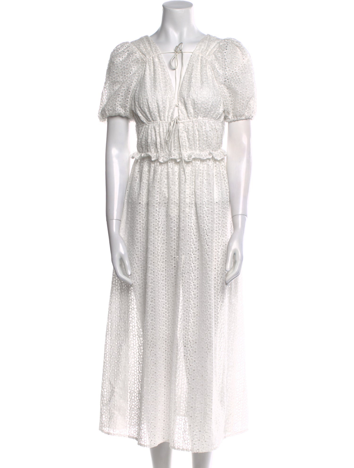 For Love & Lemons V-Neck Long Dress