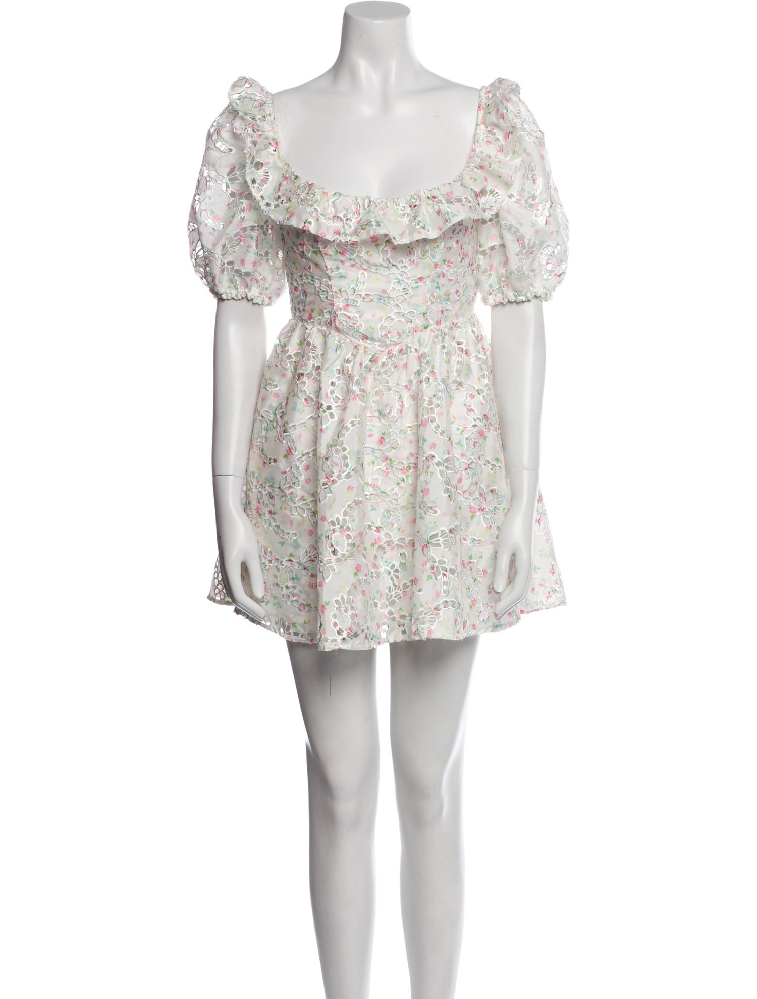 For Love & Lemons Floral Print Mini Dress w/ Tags