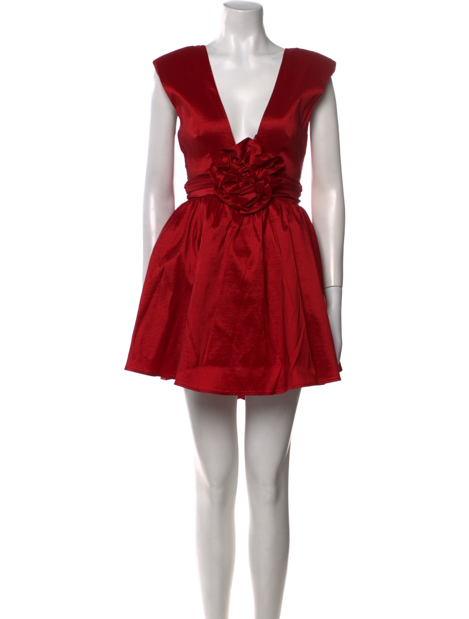 For Love & Lemons V-Neck Mini Dress