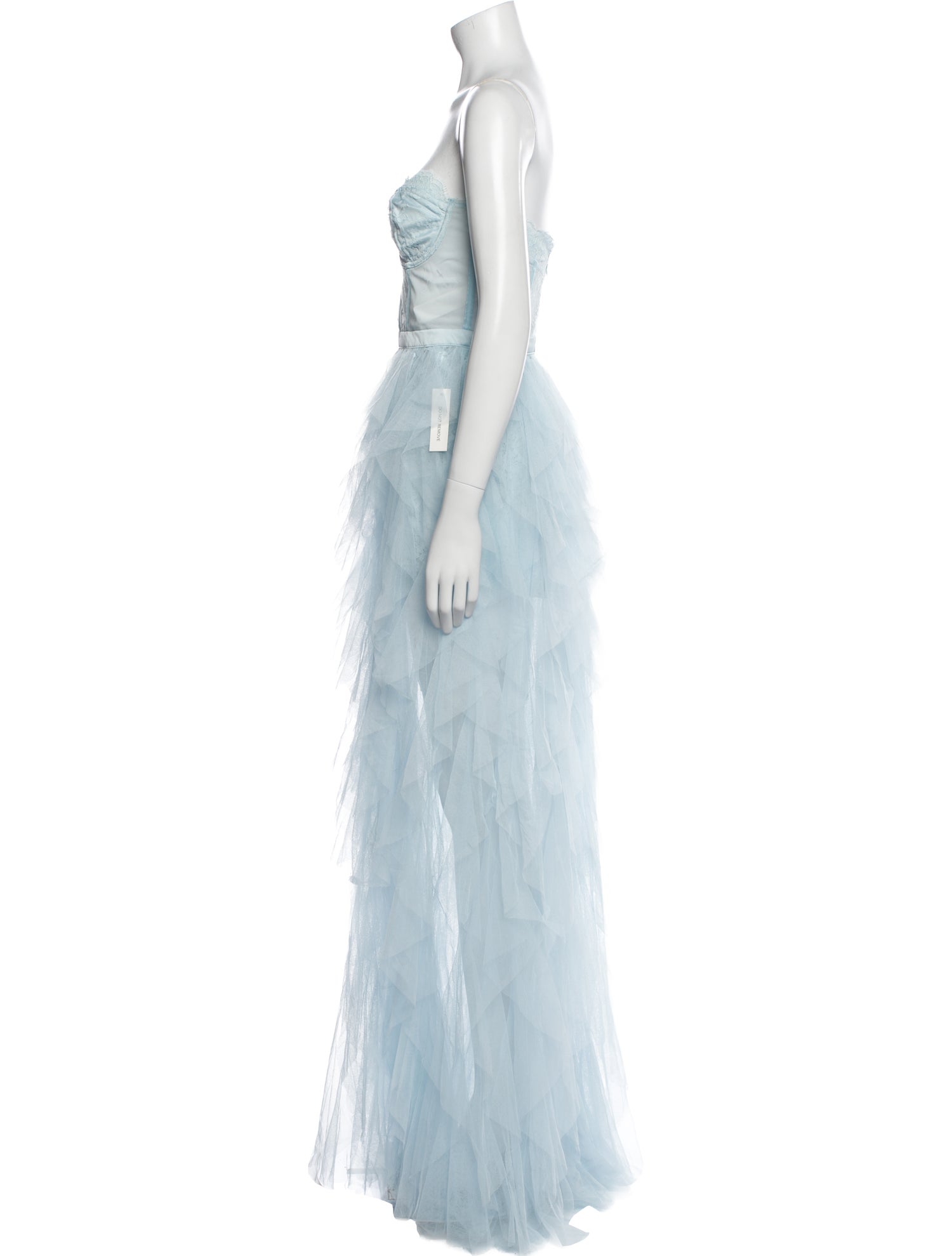 For Love & Lemons Strapless Long Dress