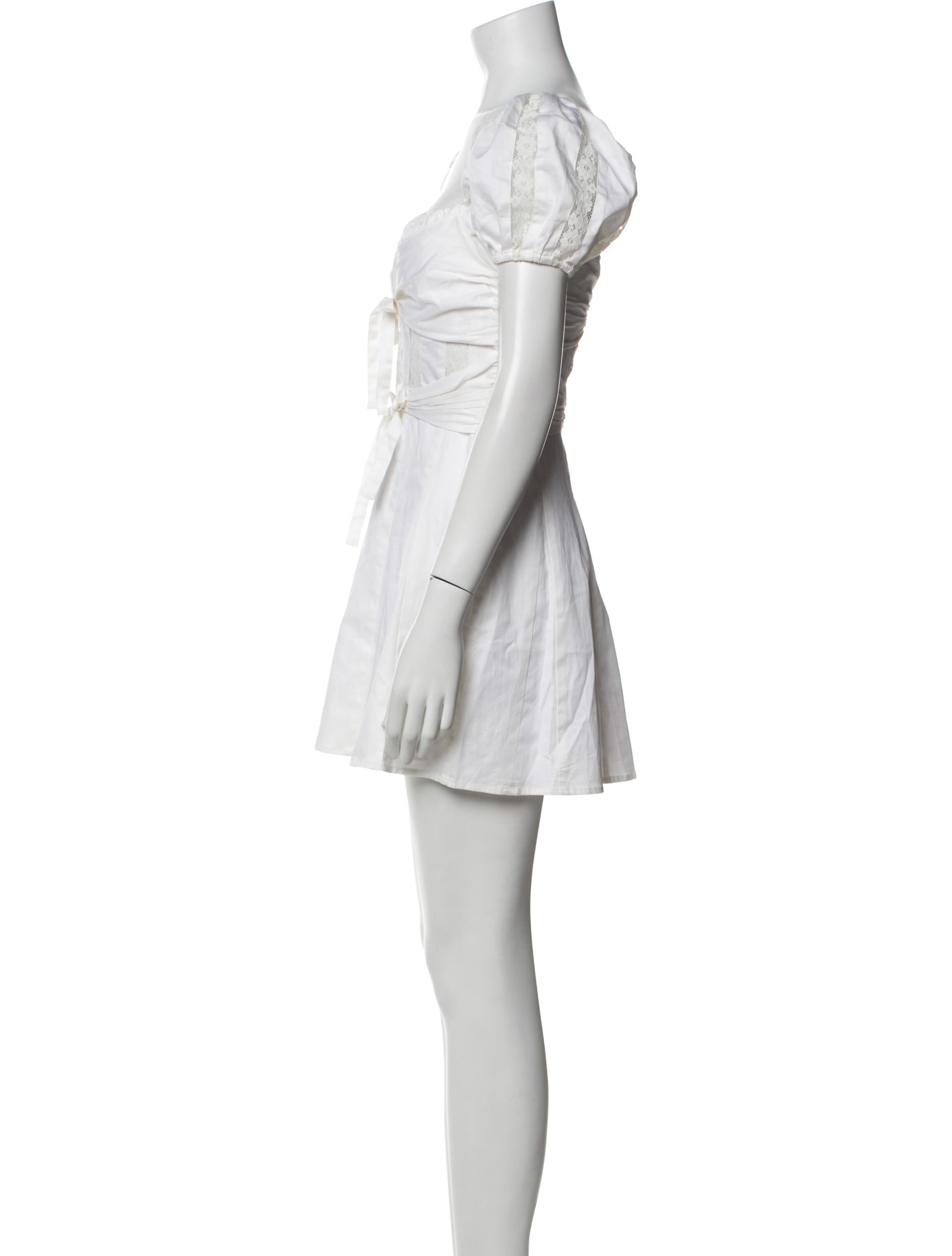 For Love & Lemons Square Neckline Mini Dress