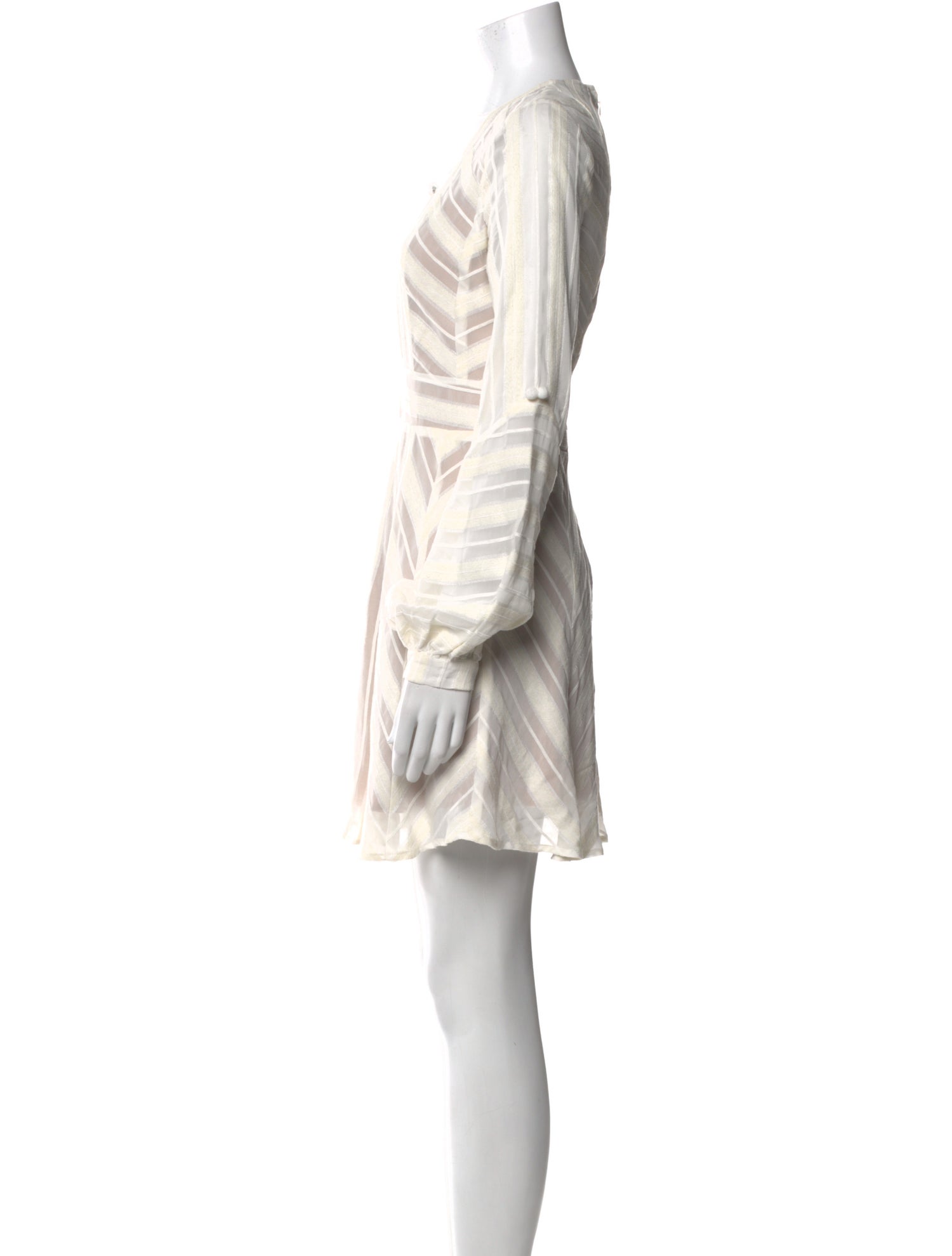 For Love & Lemons Striped Mini Dress