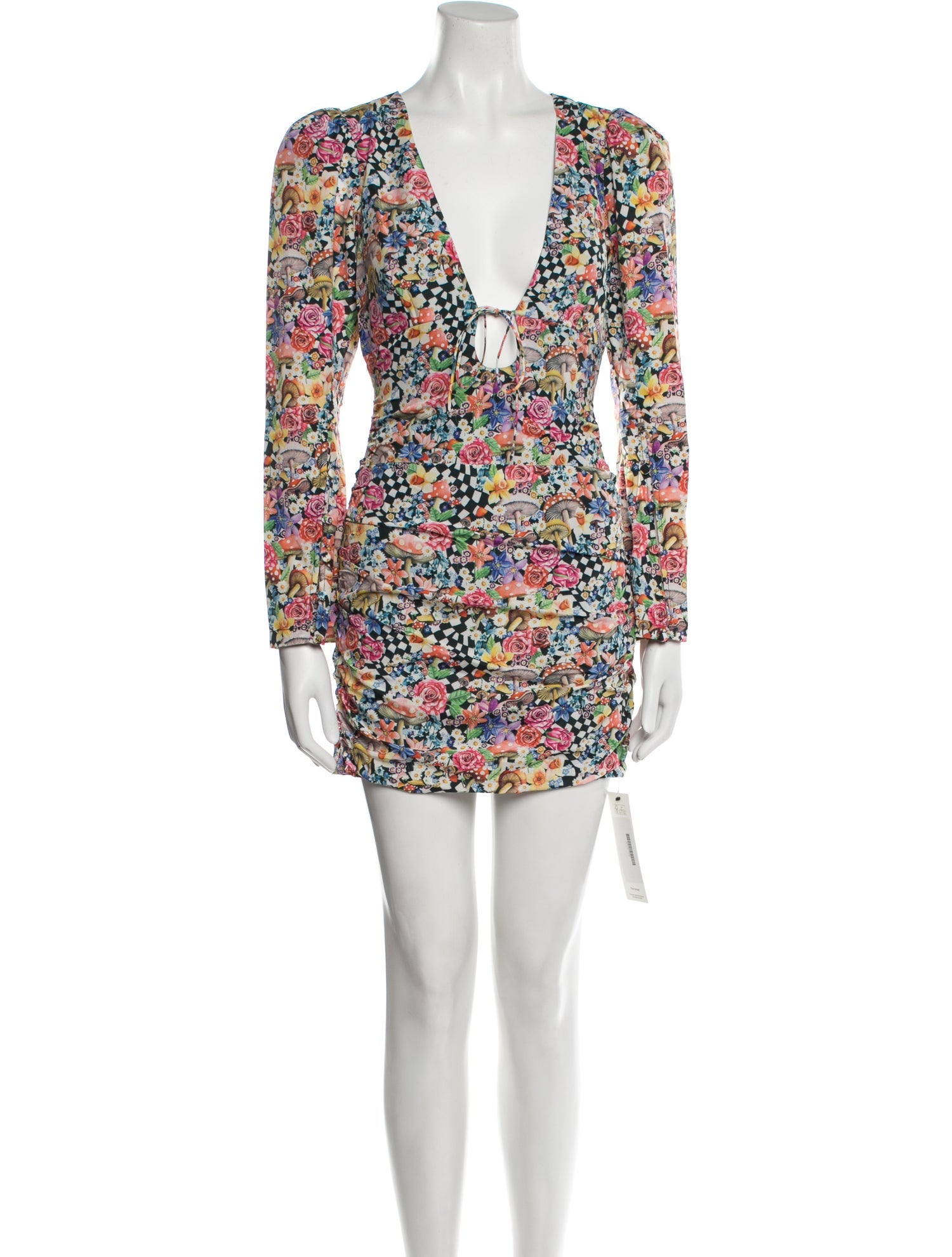 For Love & Lemons Printed Mini Dress w/ Tags