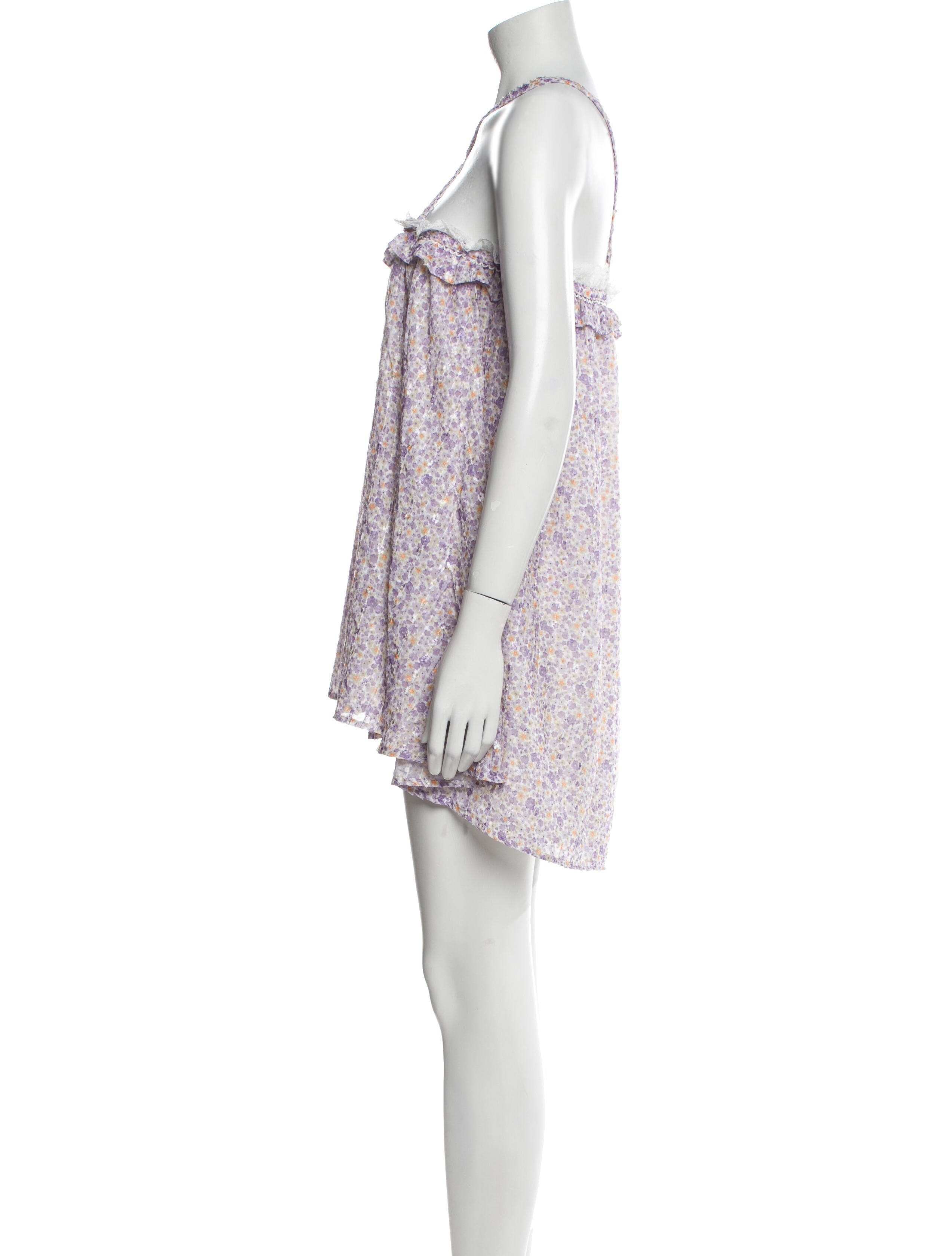 For Love & Lemons Floral Print Mini Dress w/ Tags
