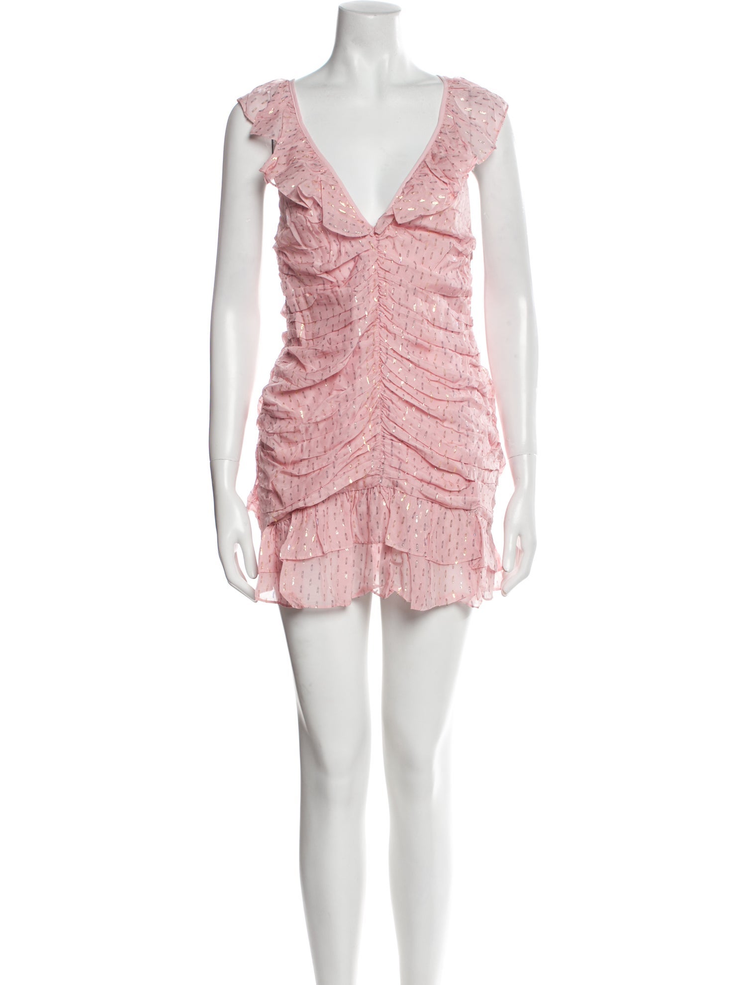 For Love & Lemons V-Neck Mini Dress w/ Tags
