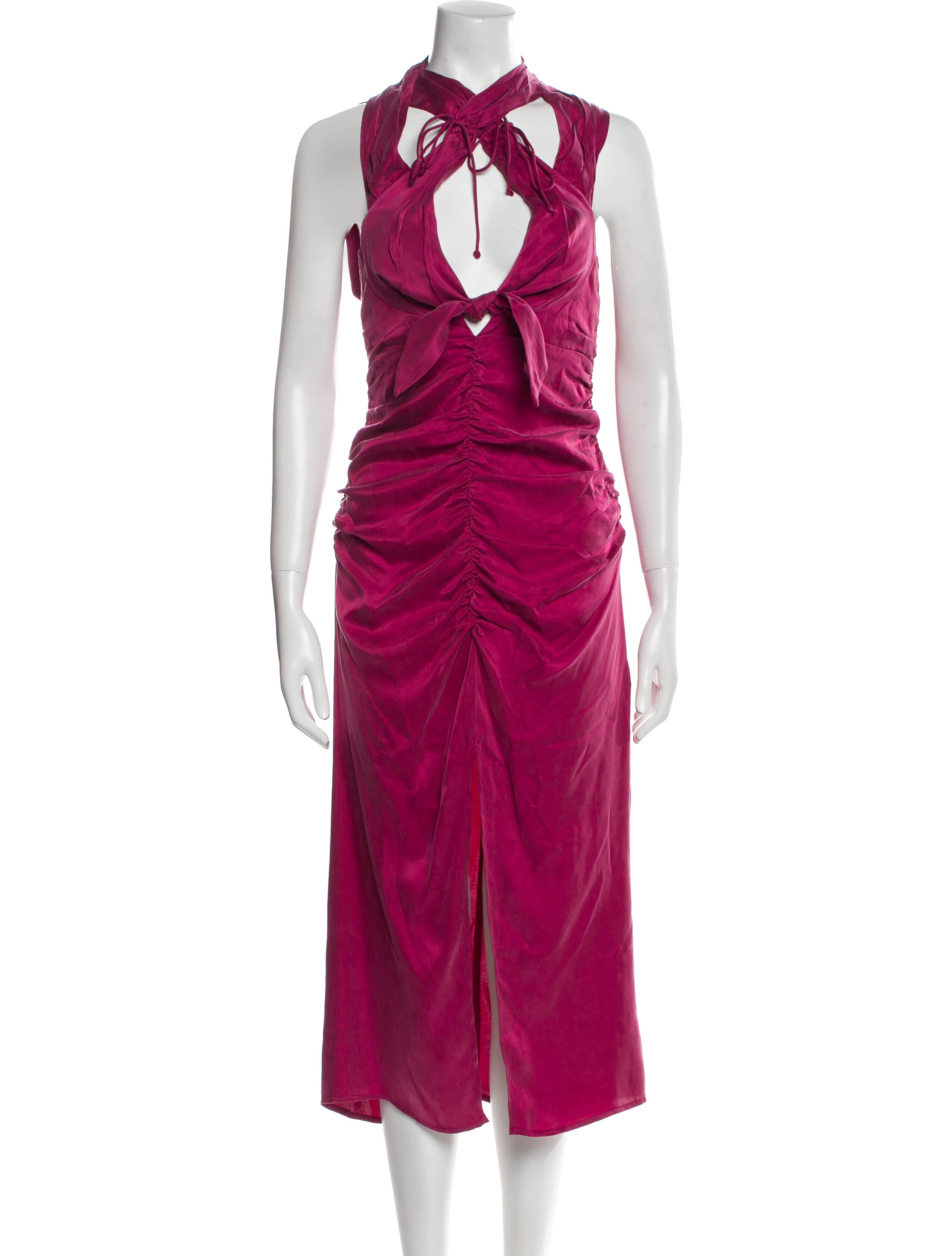 For Love & Lemons Halterneck Long Dress