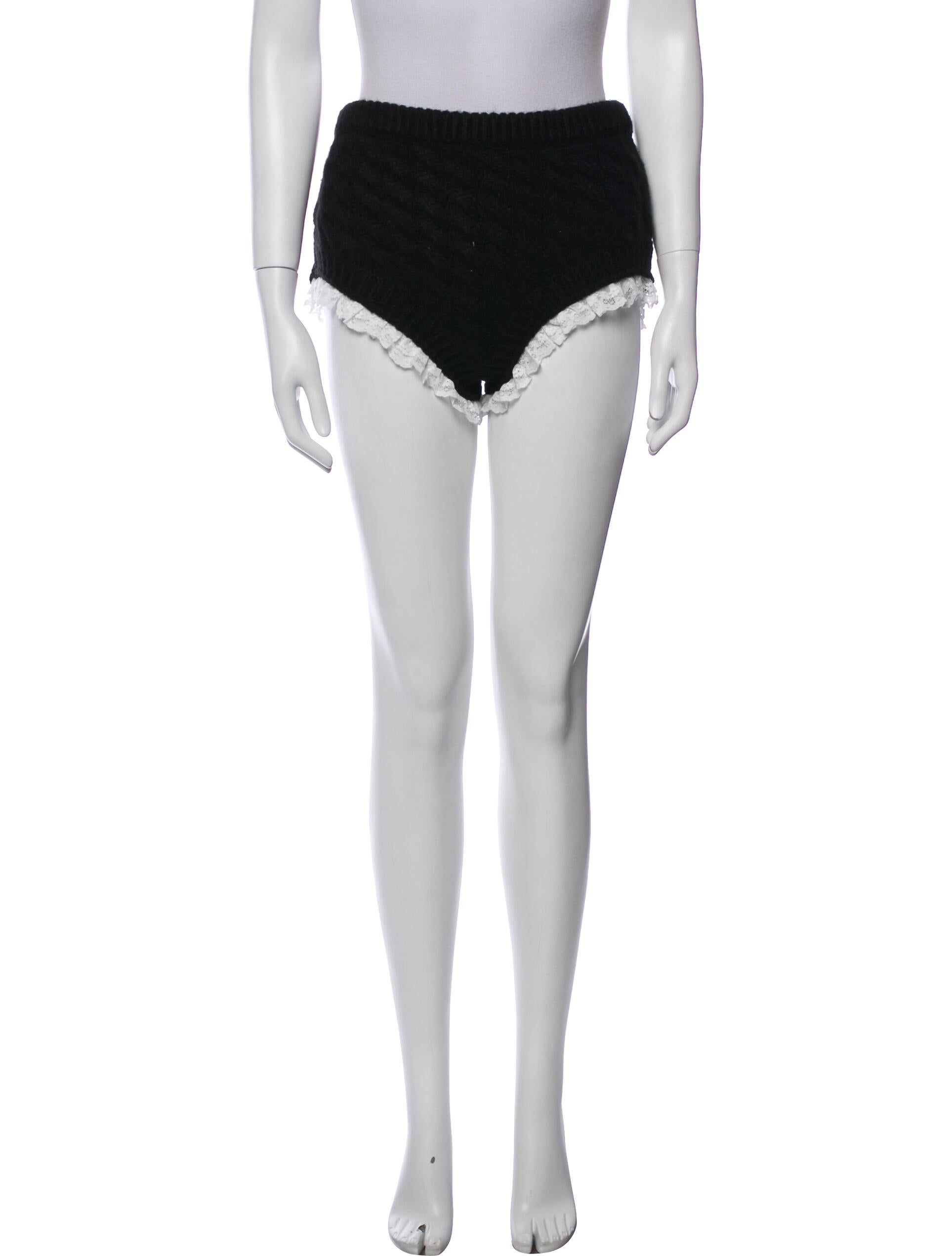 For Love & Lemons Colorblock Pattern Mock Neck Sweater