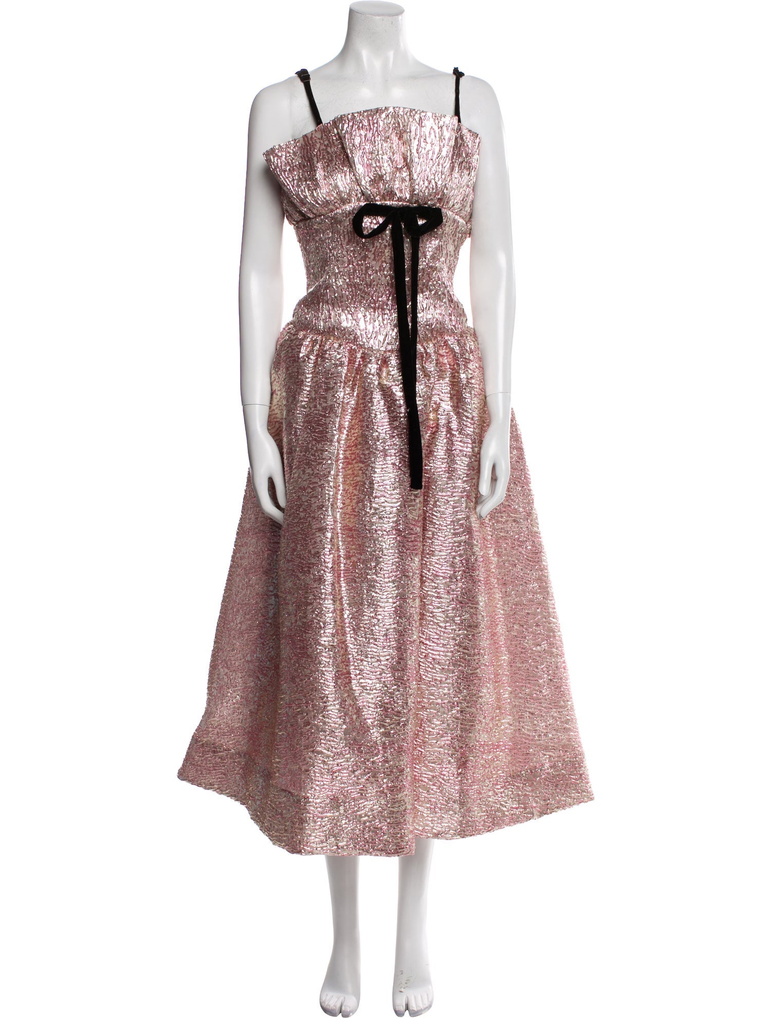 For Love & Lemons Square Neckline Long Dress