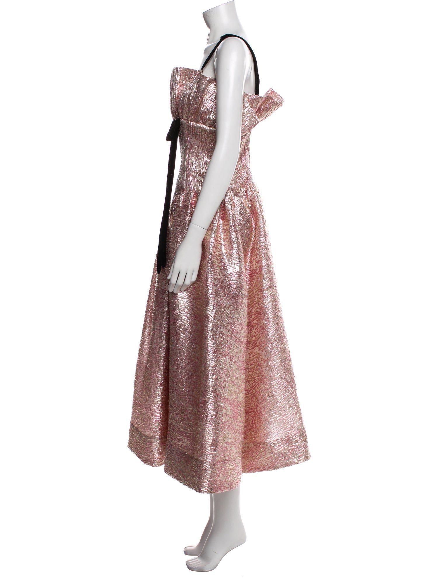 For Love & Lemons Square Neckline Long Dress