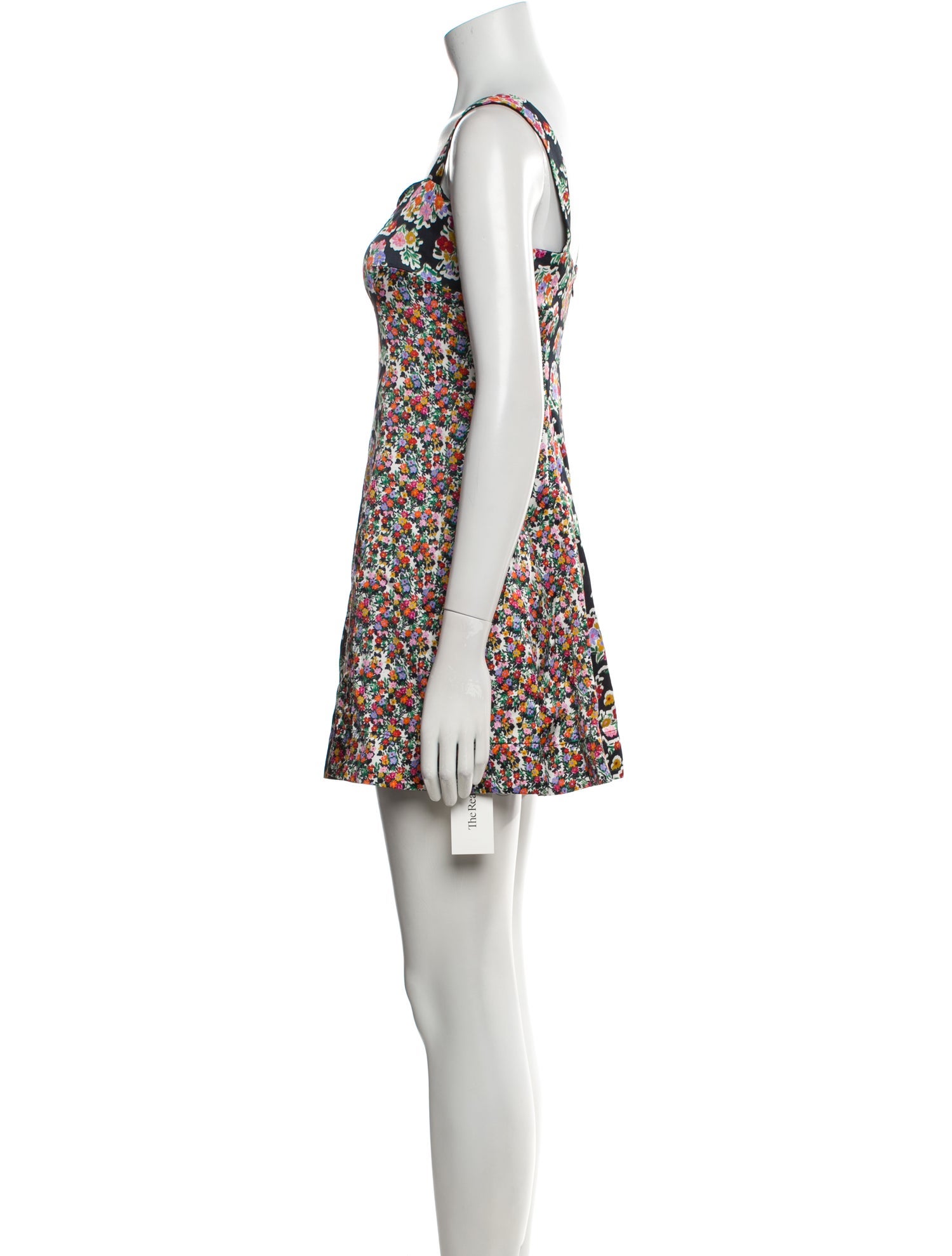 For Love & Lemons Floral Print Mini Dress