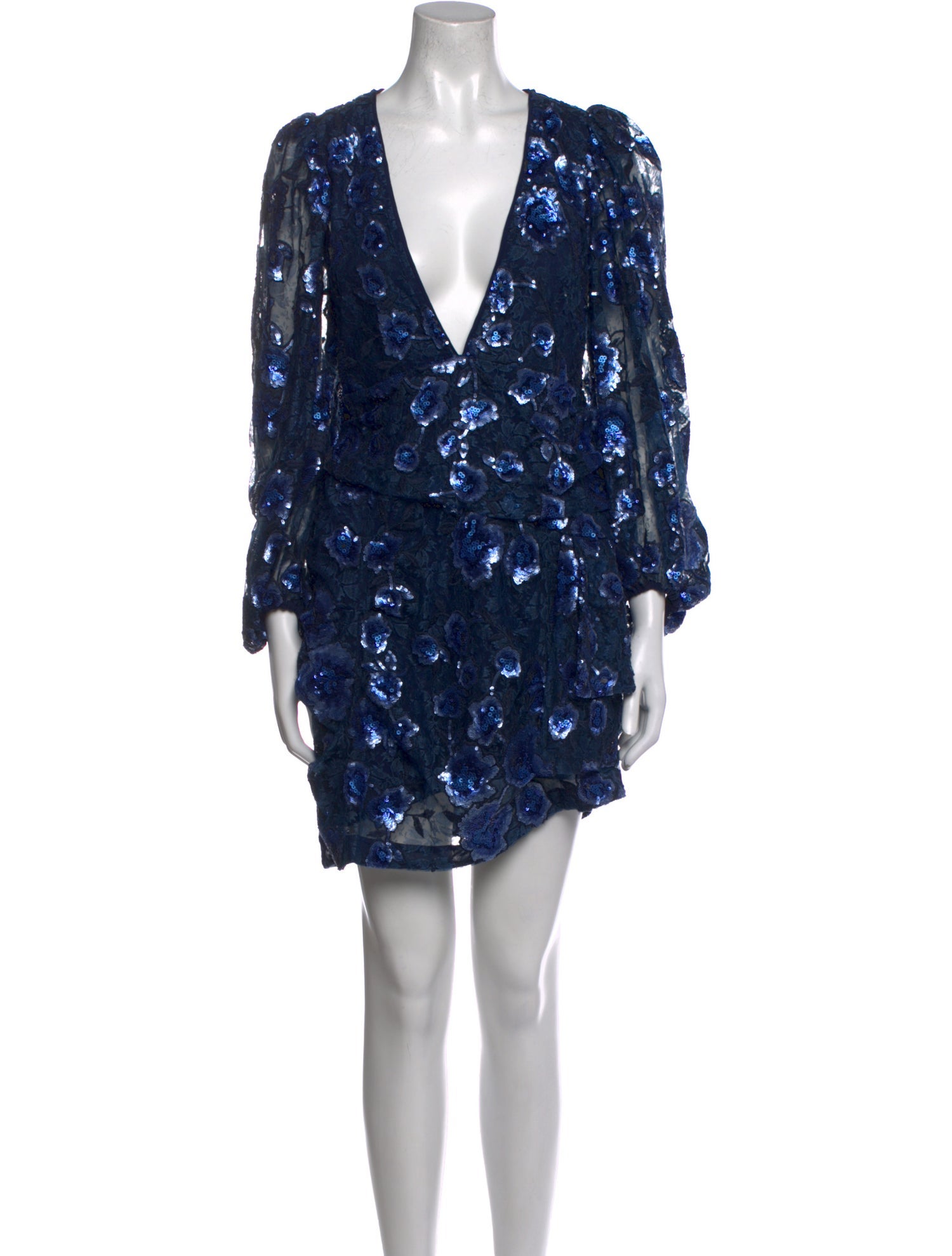 For Love & Lemons Floral Print Mini Dress