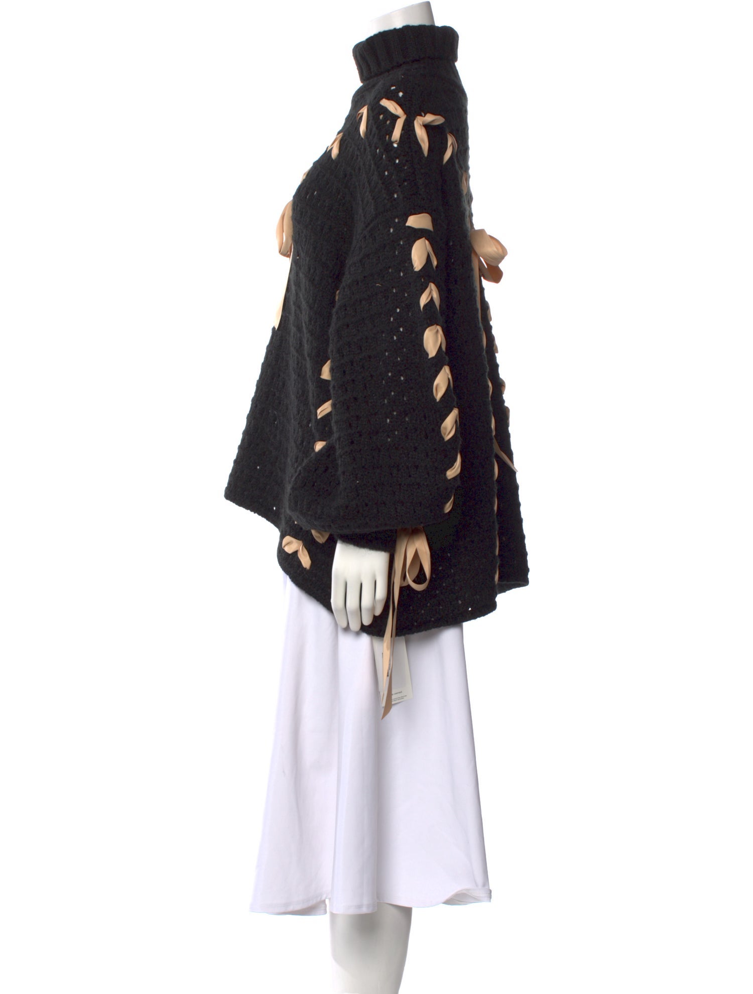 For Love & Lemons Printed Turtleneck Sweater