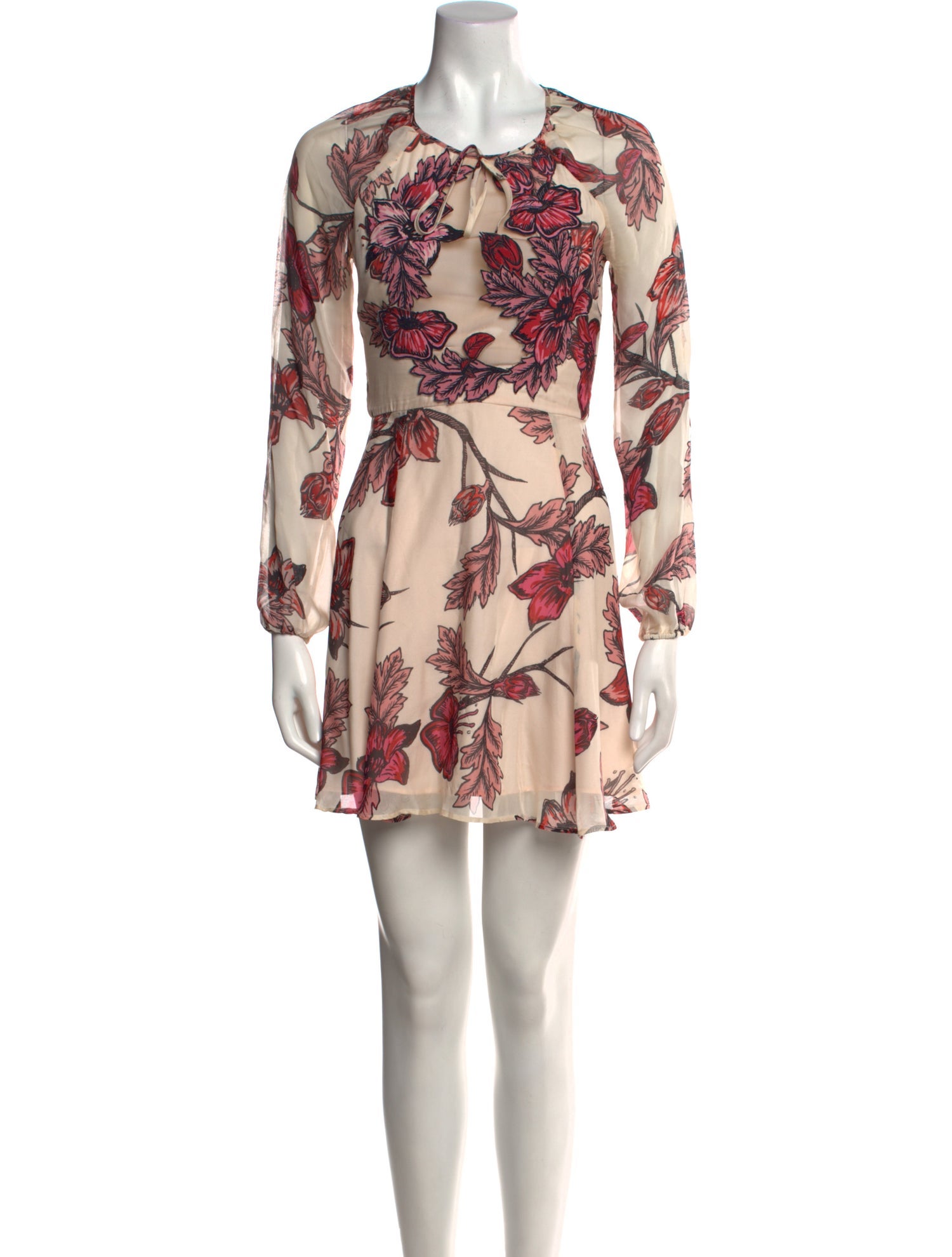 For Love & Lemons Silk Mini Dress