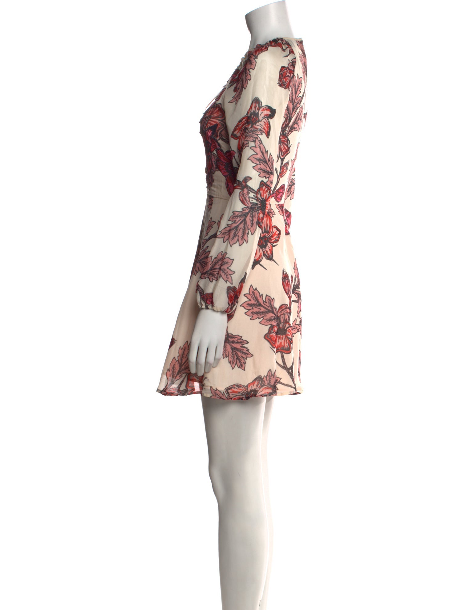 For Love & Lemons Silk Mini Dress