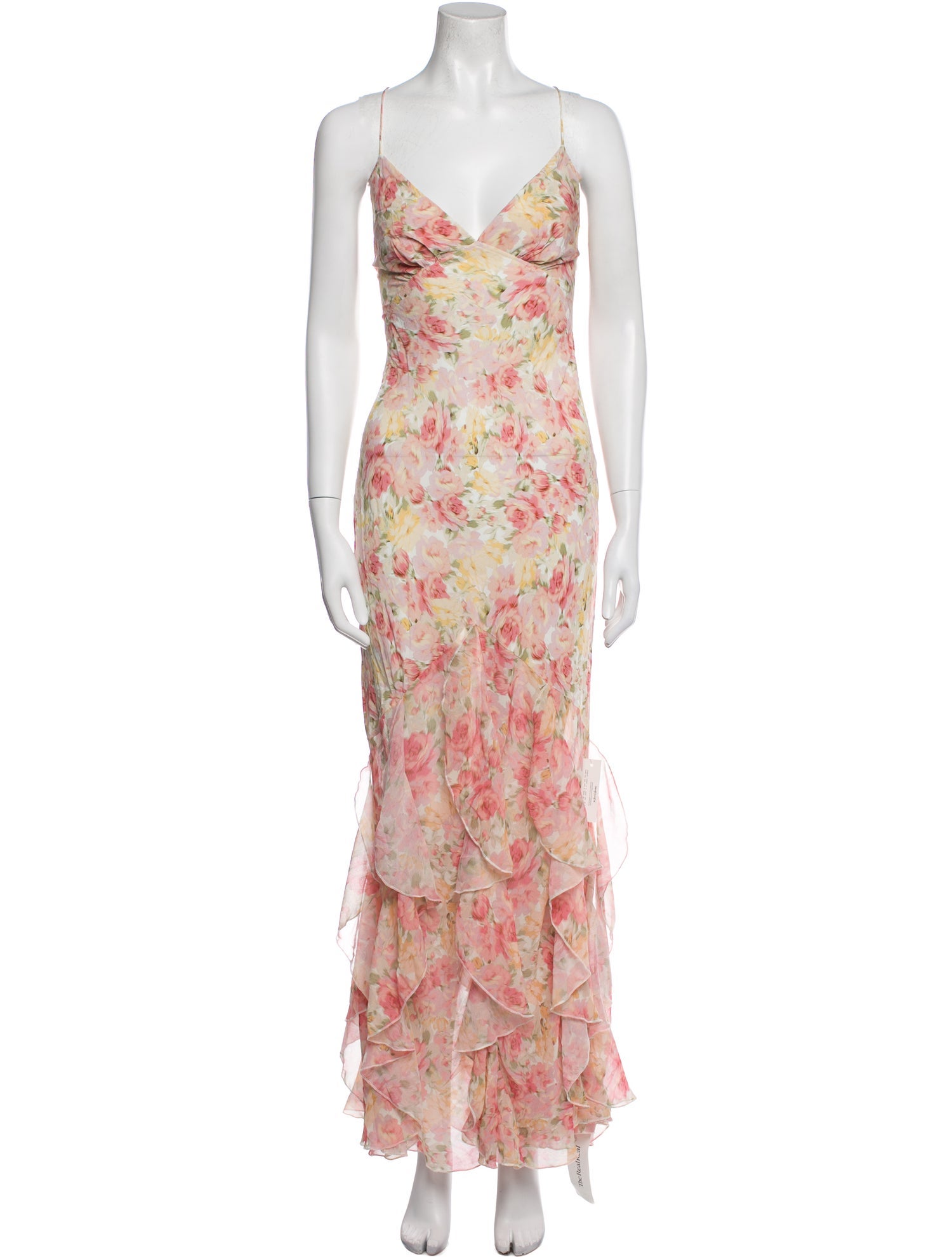 For Love & Lemons Floral Print Long Dress w/ Tags