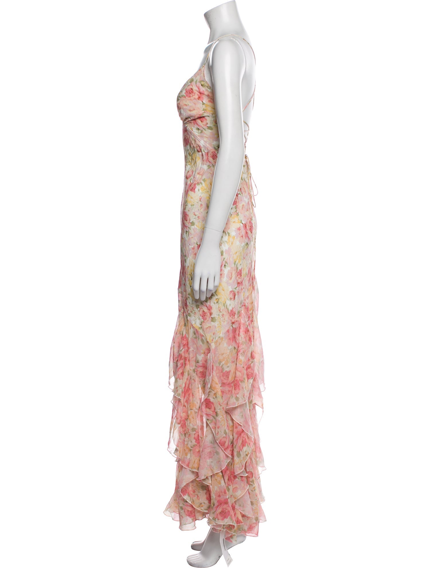 For Love & Lemons Floral Print Long Dress w/ Tags