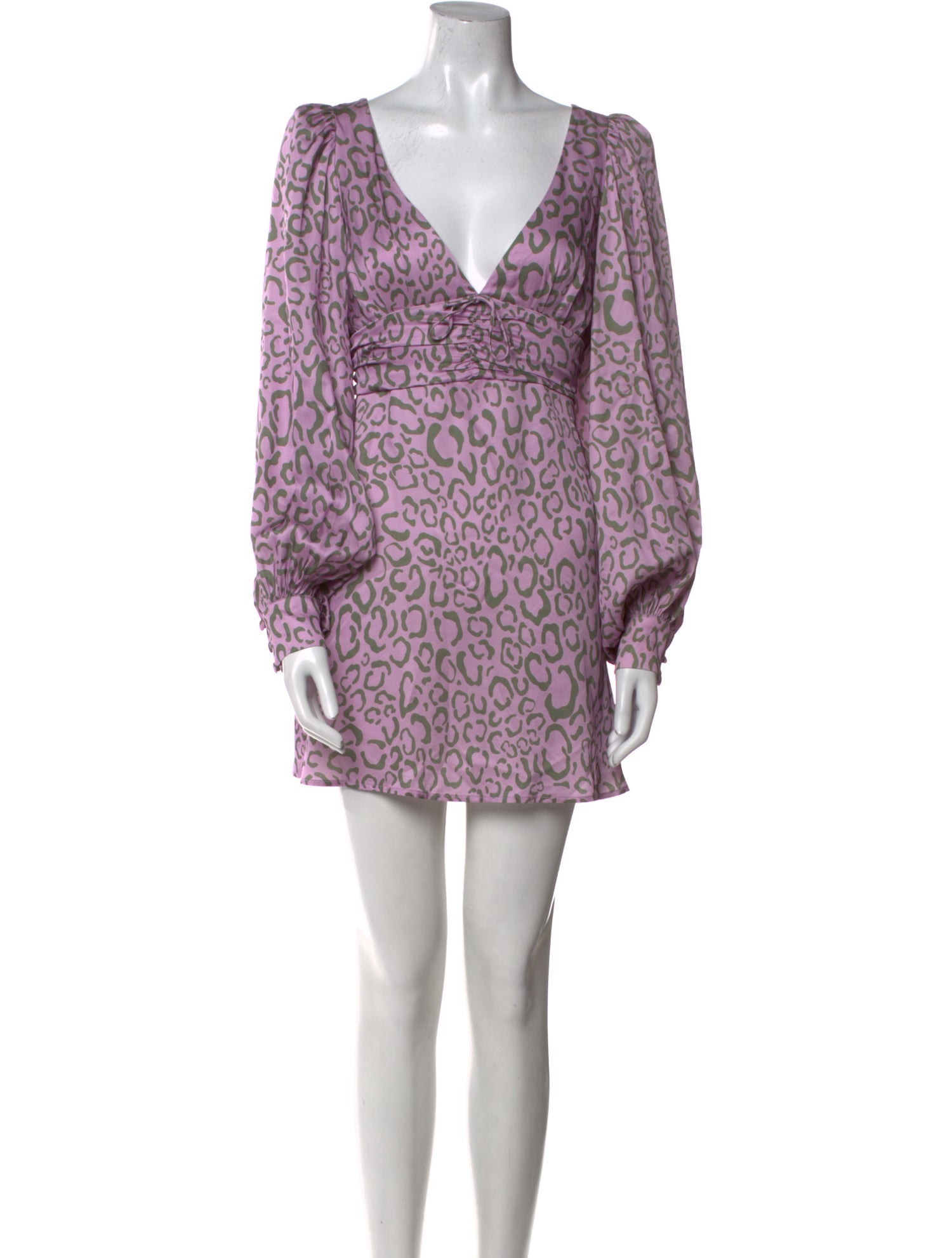 For Love & Lemons Printed Mini Dress