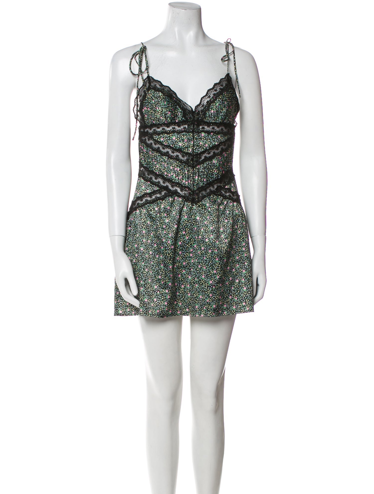For Love & Lemons Printed Mini Dress