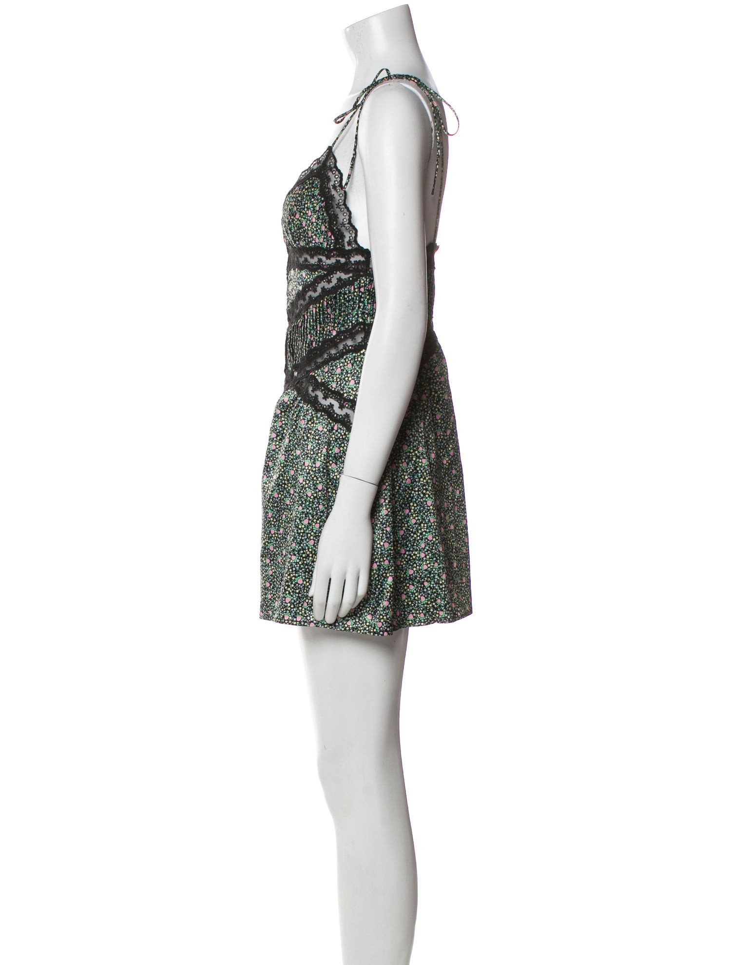 For Love & Lemons Printed Mini Dress