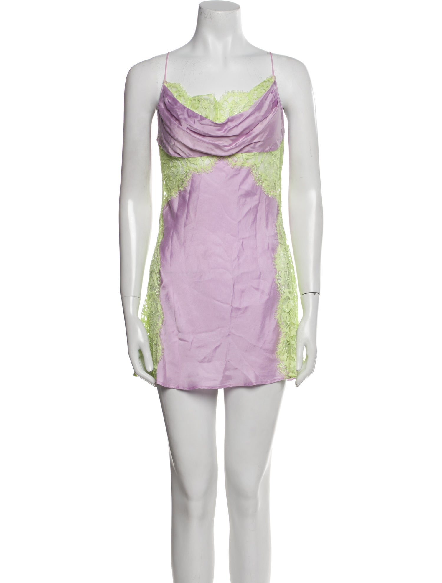 For Love & Lemons Lace Trim Embellishment Nightgown