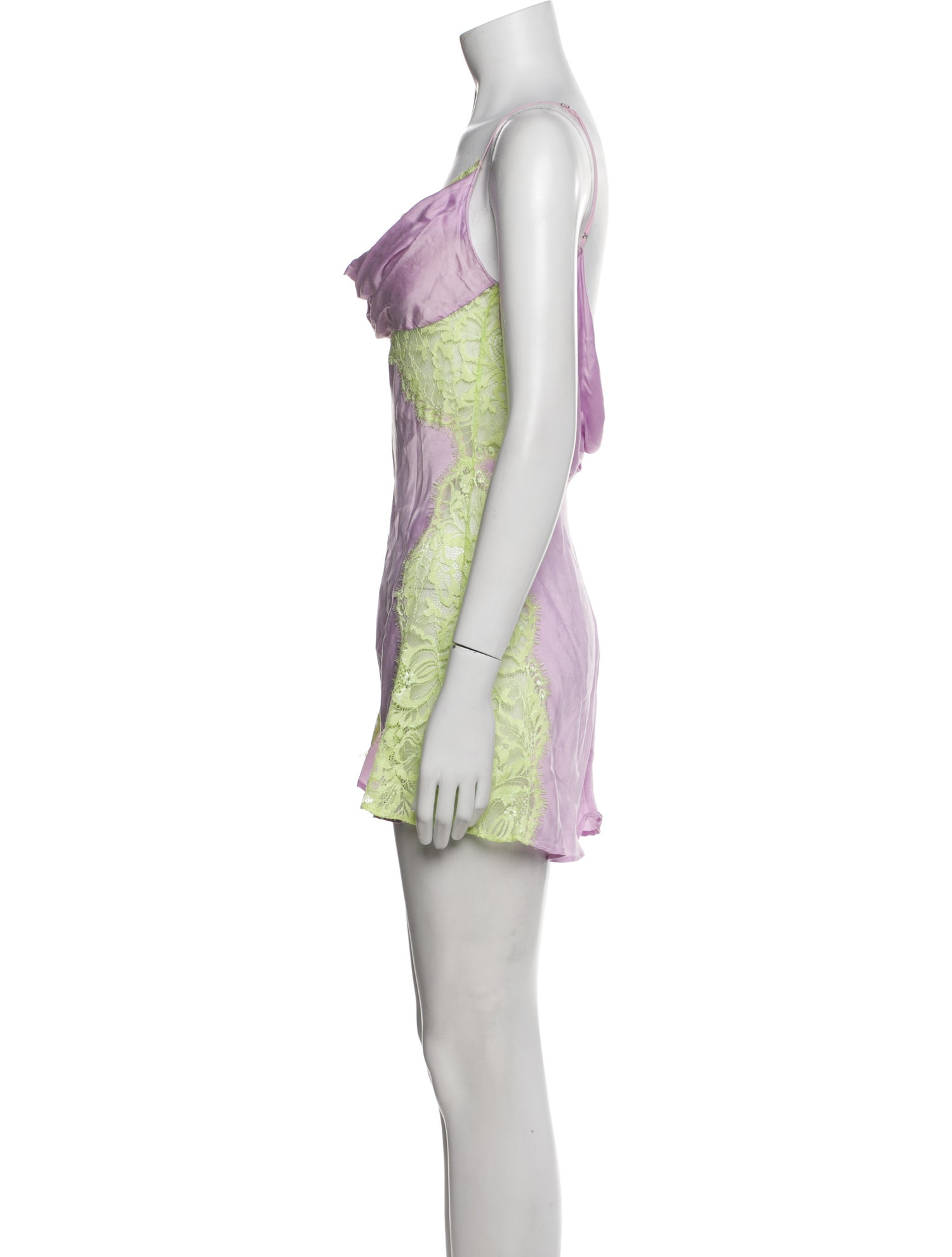 For Love & Lemons Lace Trim Embellishment Nightgown