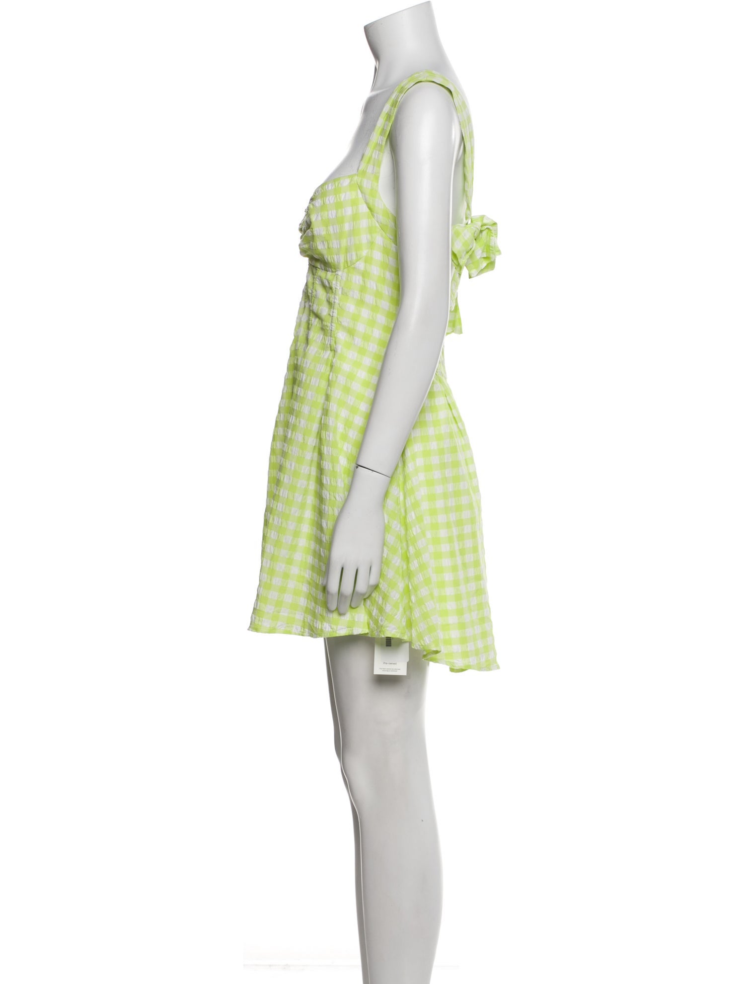 For Love & Lemons Plaid Print Mini Dress