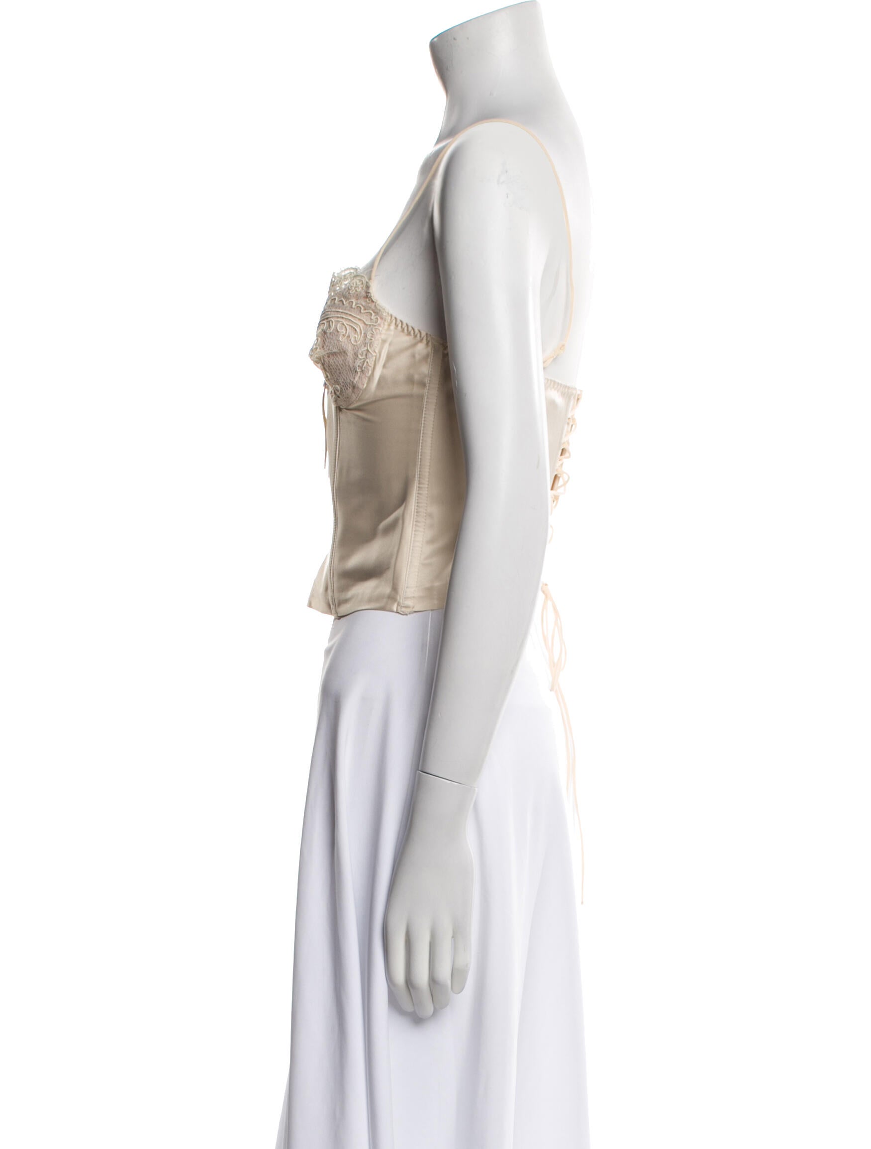 For Love & Lemons Strapless Crop Top