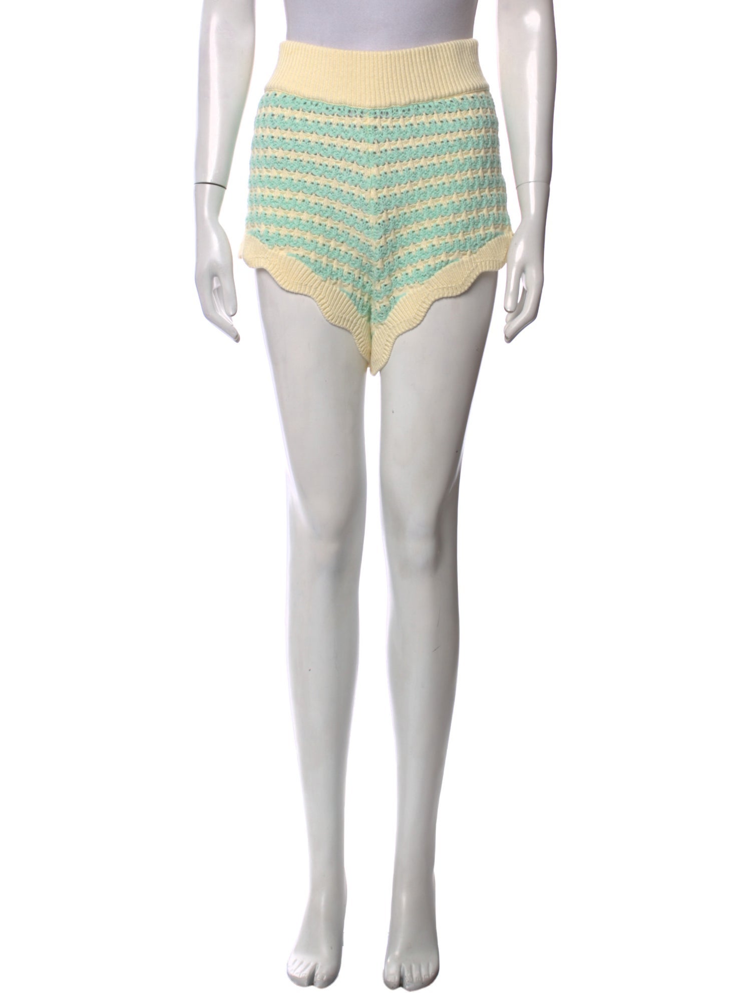 For Love & Lemons Striped Mini Shorts