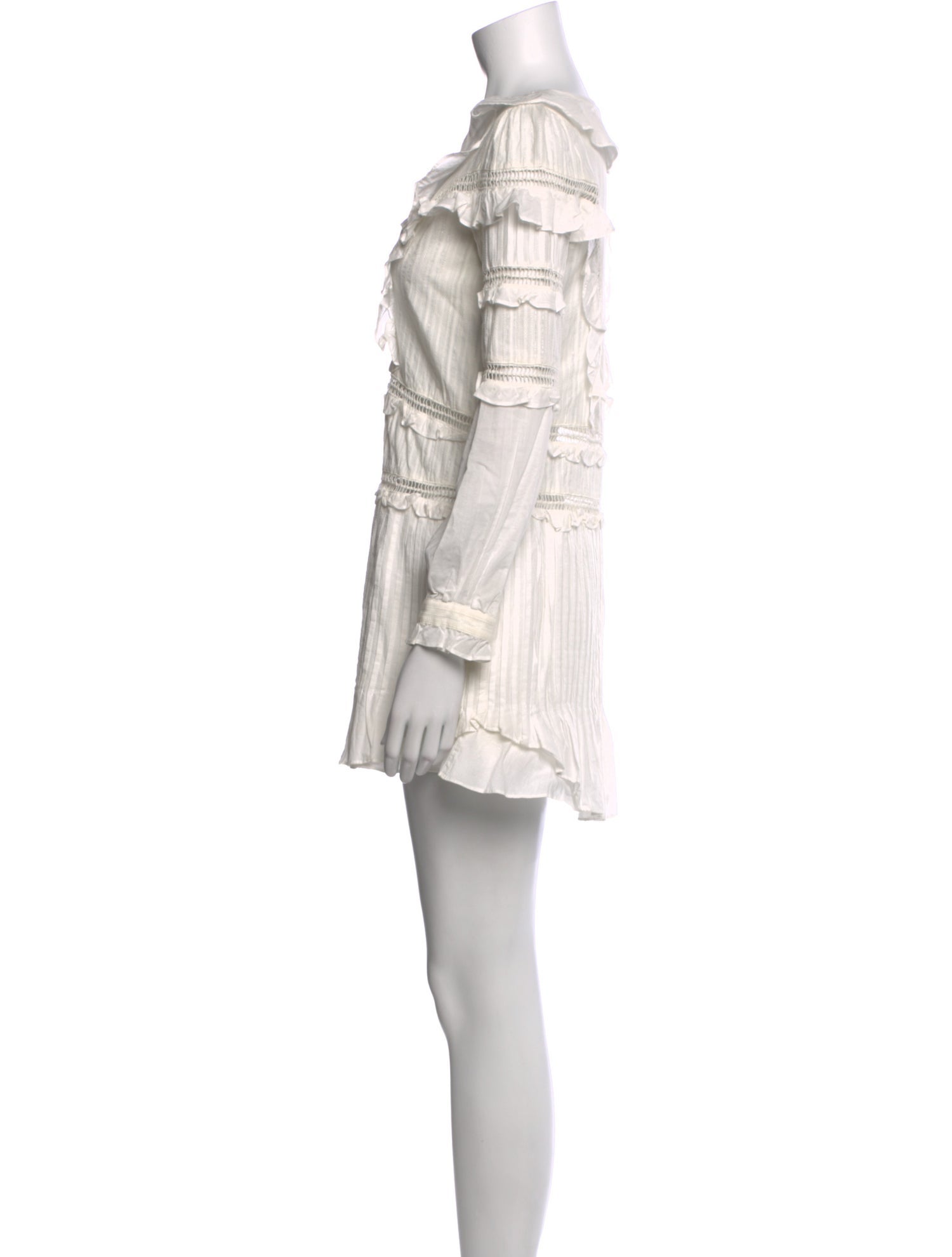 For Love & Lemons V-Neck Mini Dress