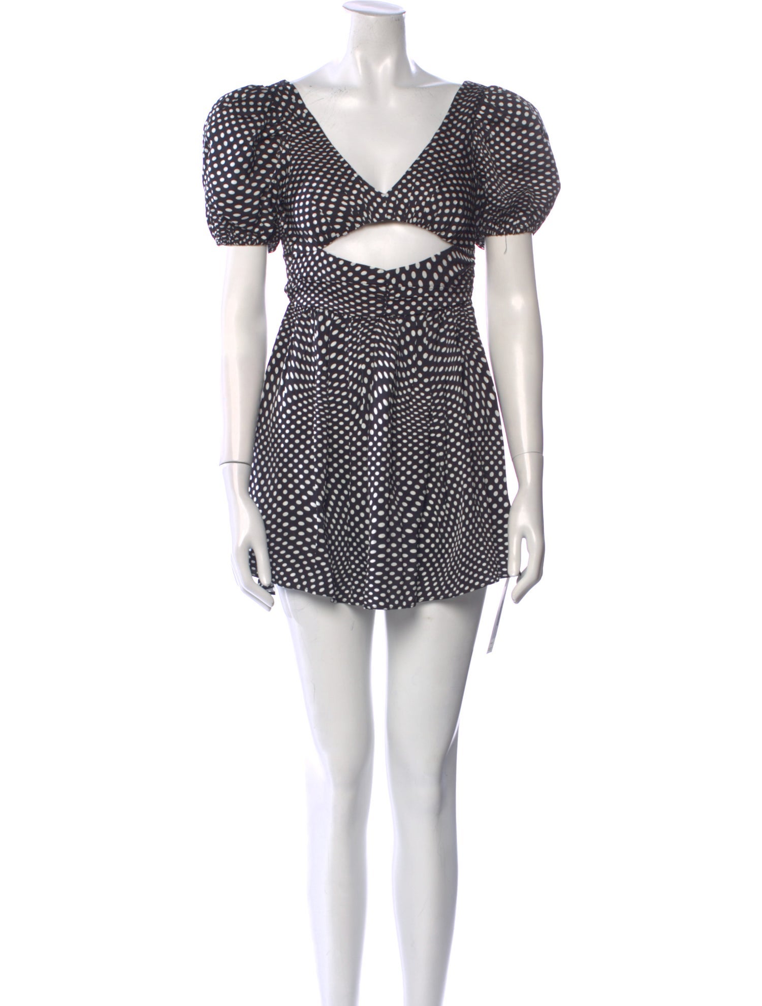 For Love & Lemons Polka Dot Print Mini Dress w/ Tags
