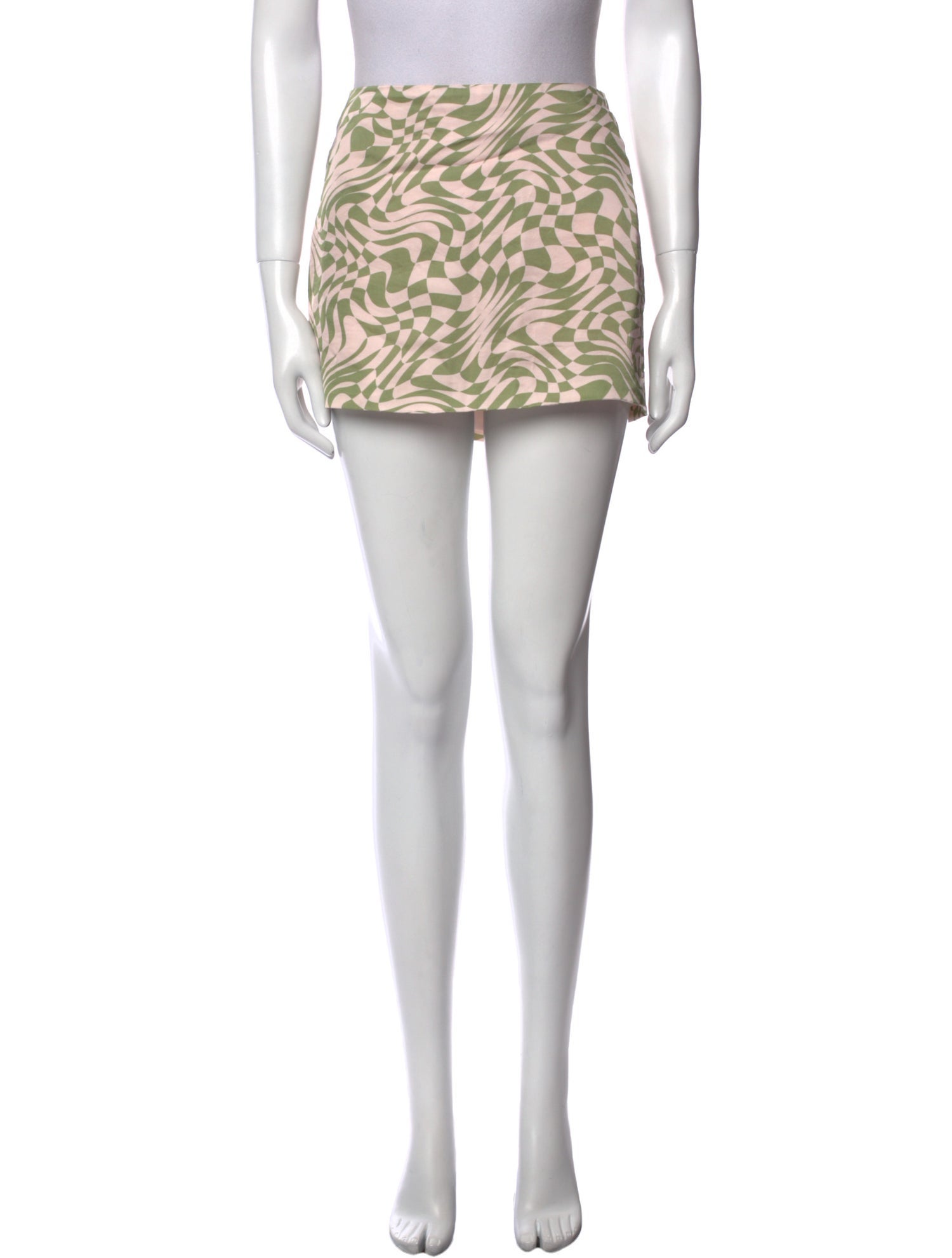 For Love & Lemons Printed Mini Skirt