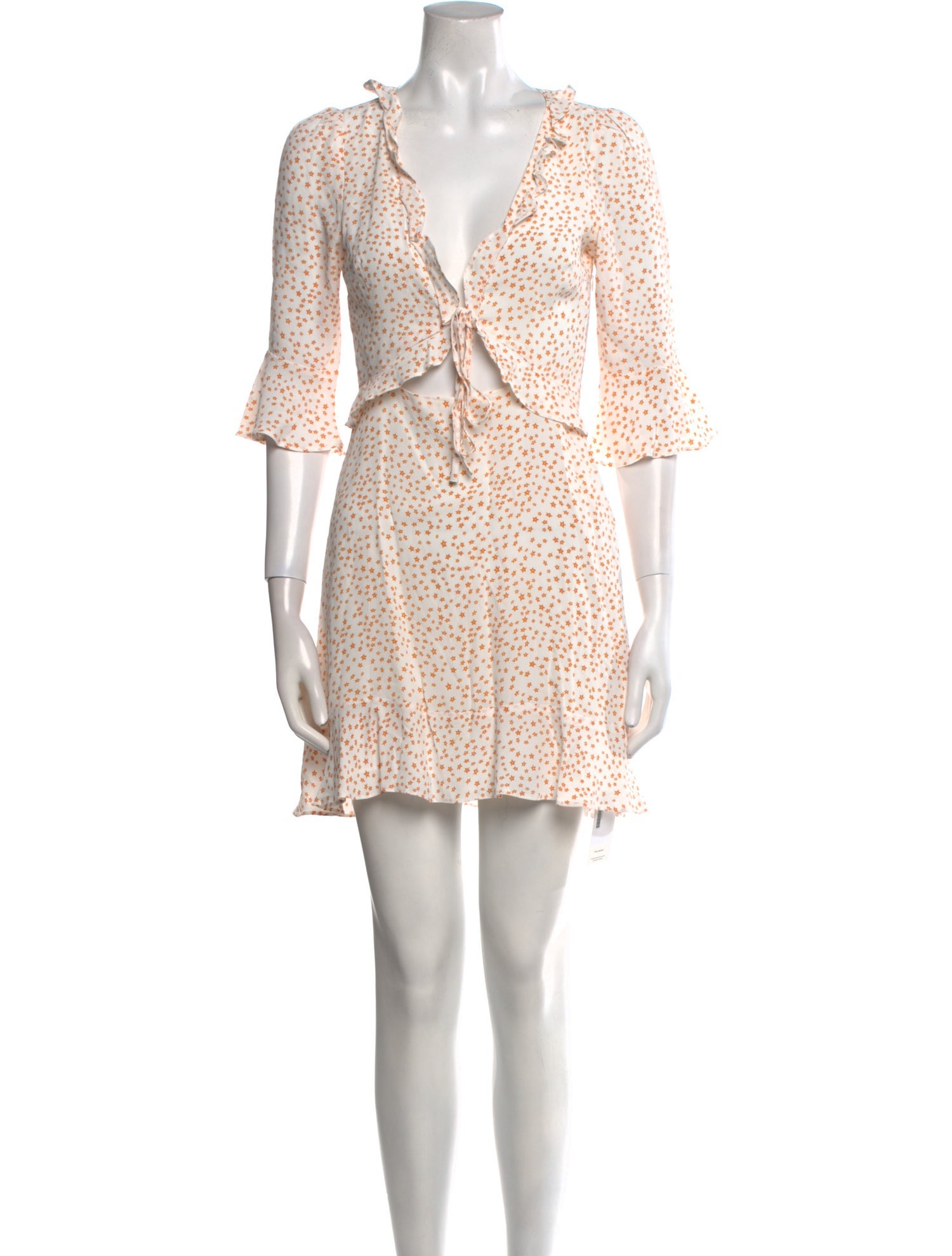 For Love & Lemons Floral Print Mini Dress w/ Tags