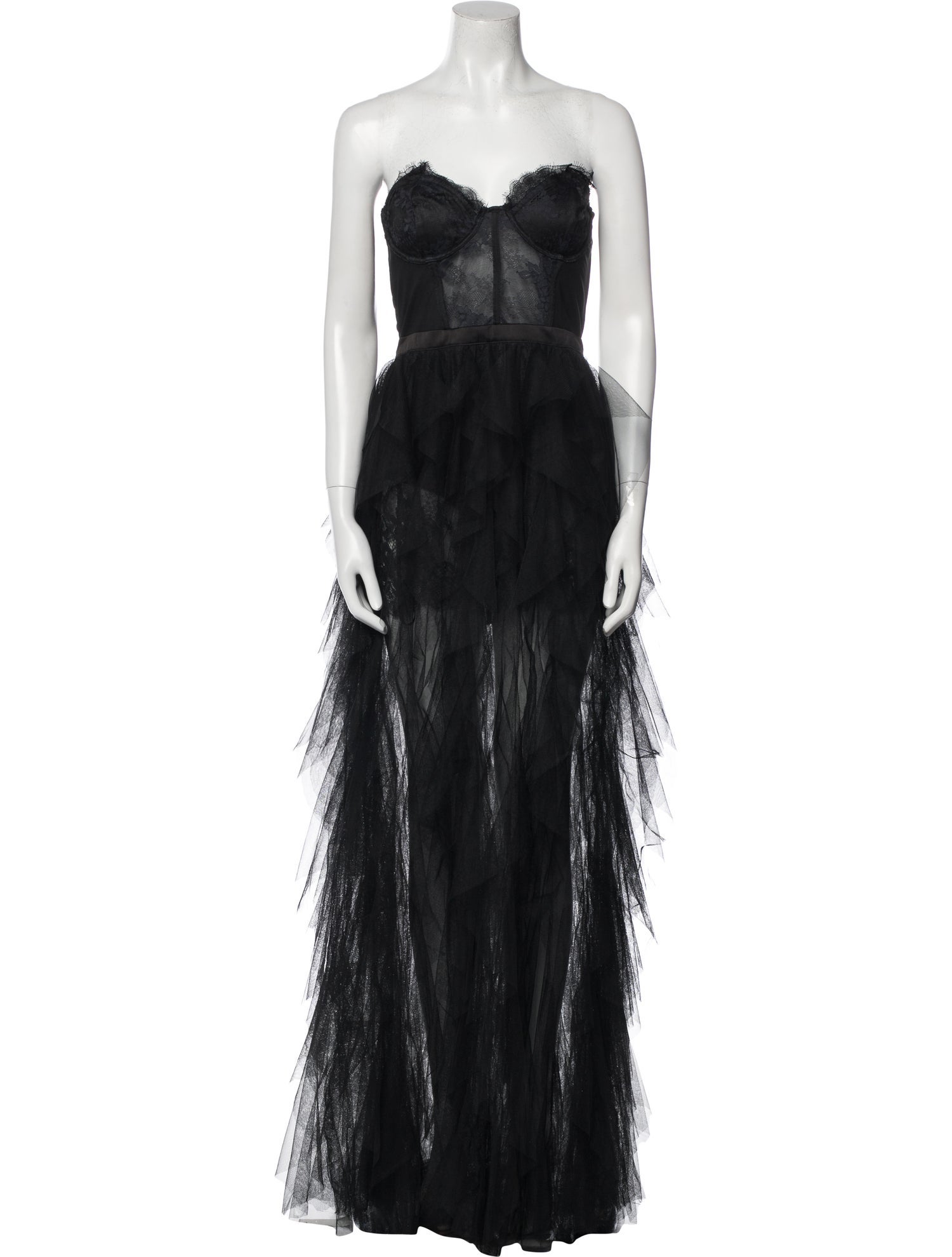 For Love & Lemons Strapless Long Dress