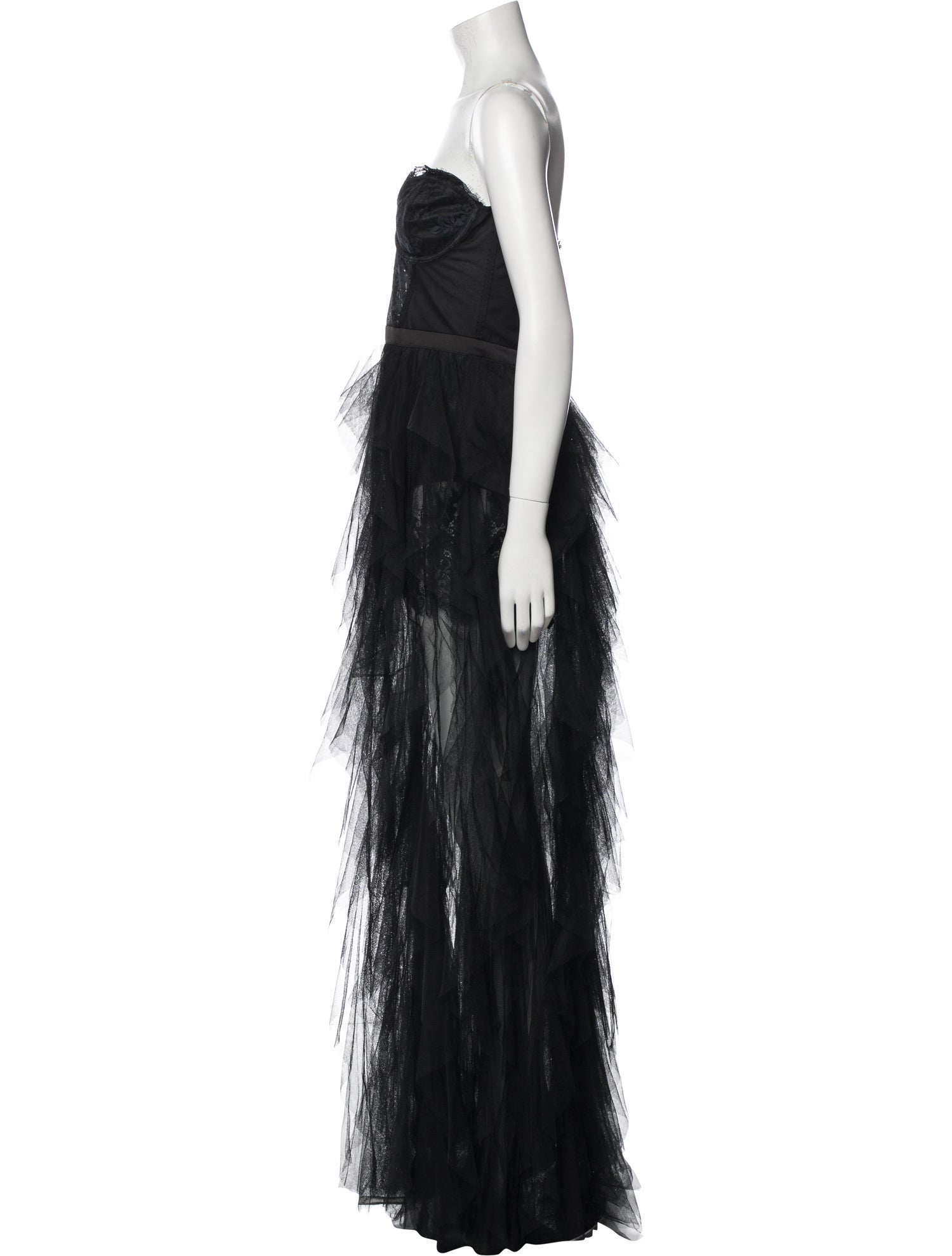 For Love & Lemons Strapless Long Dress