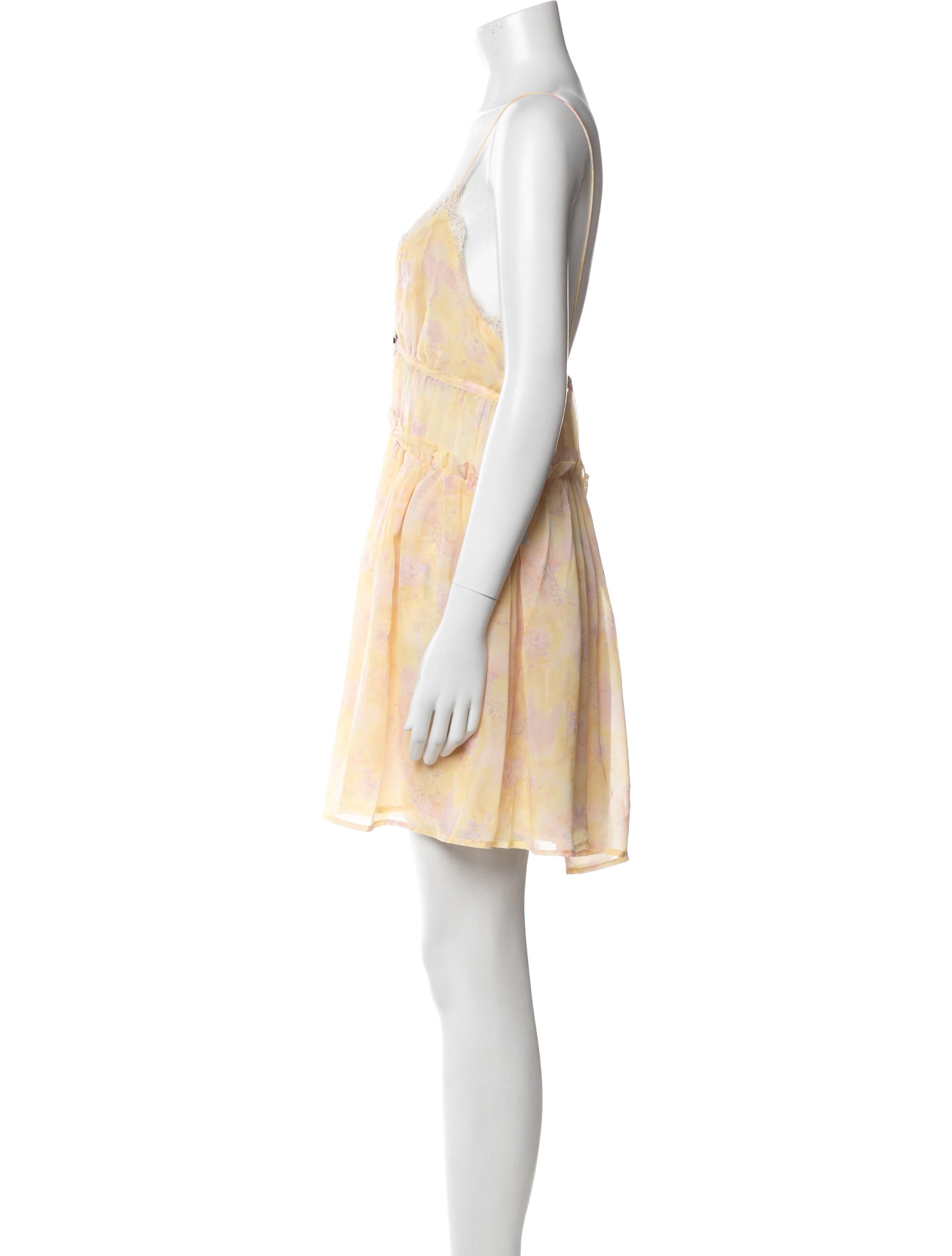 For Love & Lemons Printed Mini Dress w/ Tags