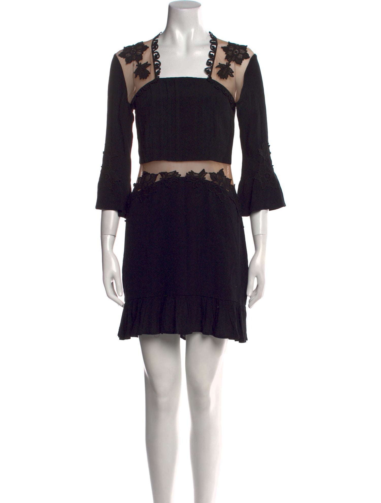 For Love & Lemons Printed Mini Dress