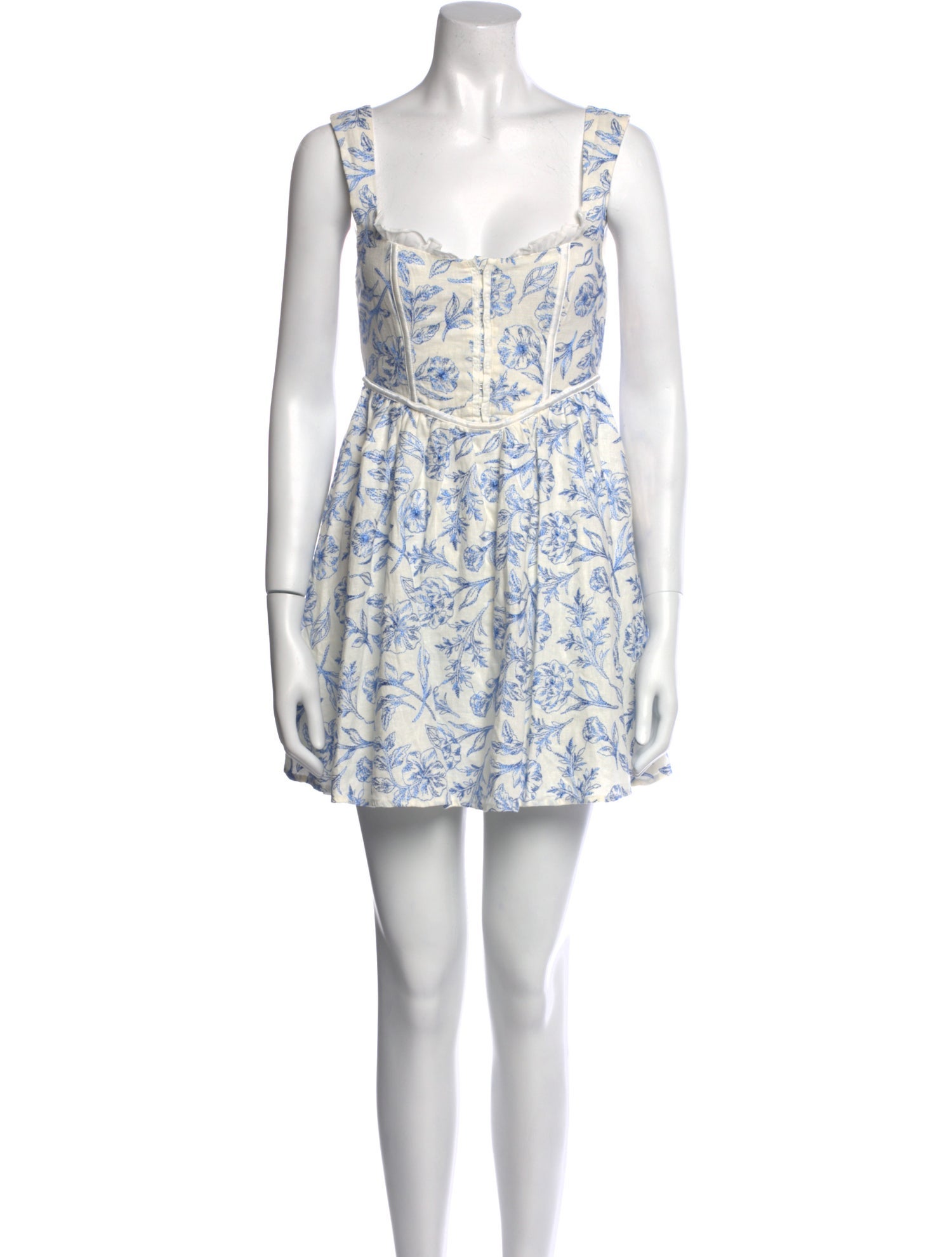For Love & Lemons Linen Mini Dress w/ Tags