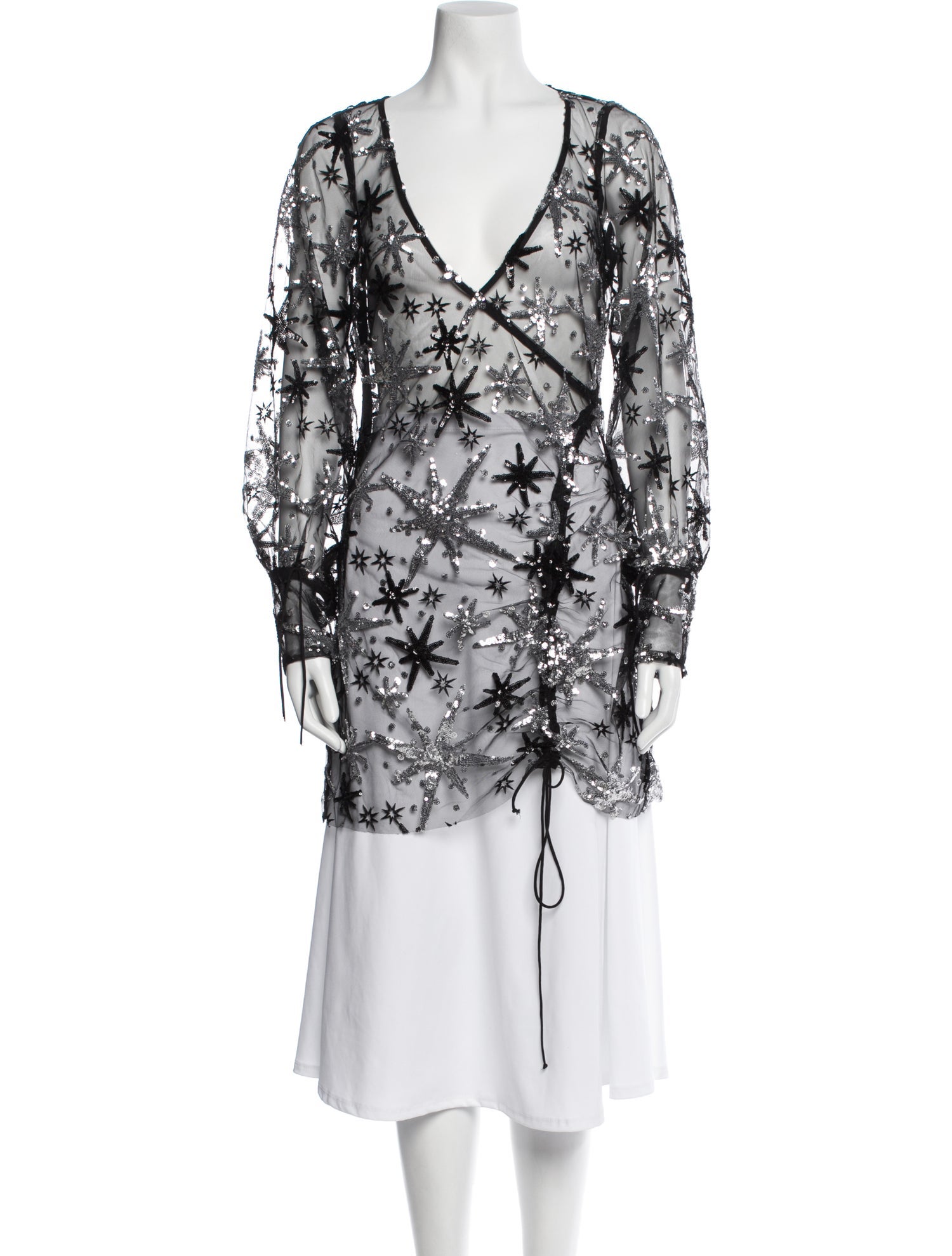 For Love & Lemons Floral Print Mini Dress