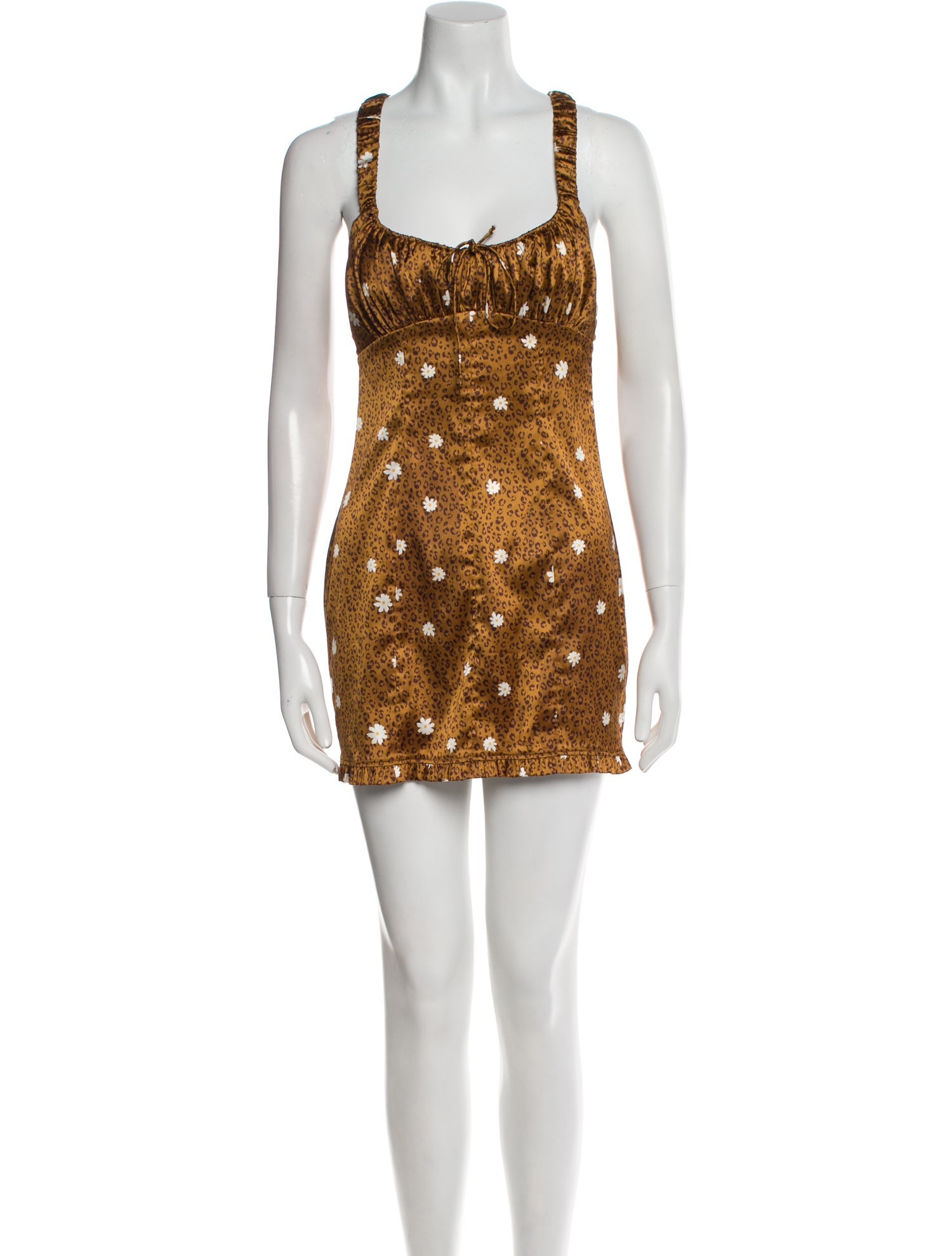 For Love & Lemons Printed Mini Dress