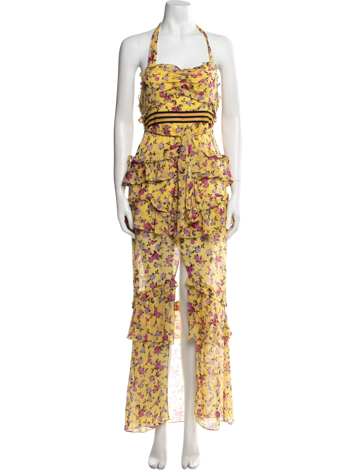 For Love & Lemons Silk Long Dress