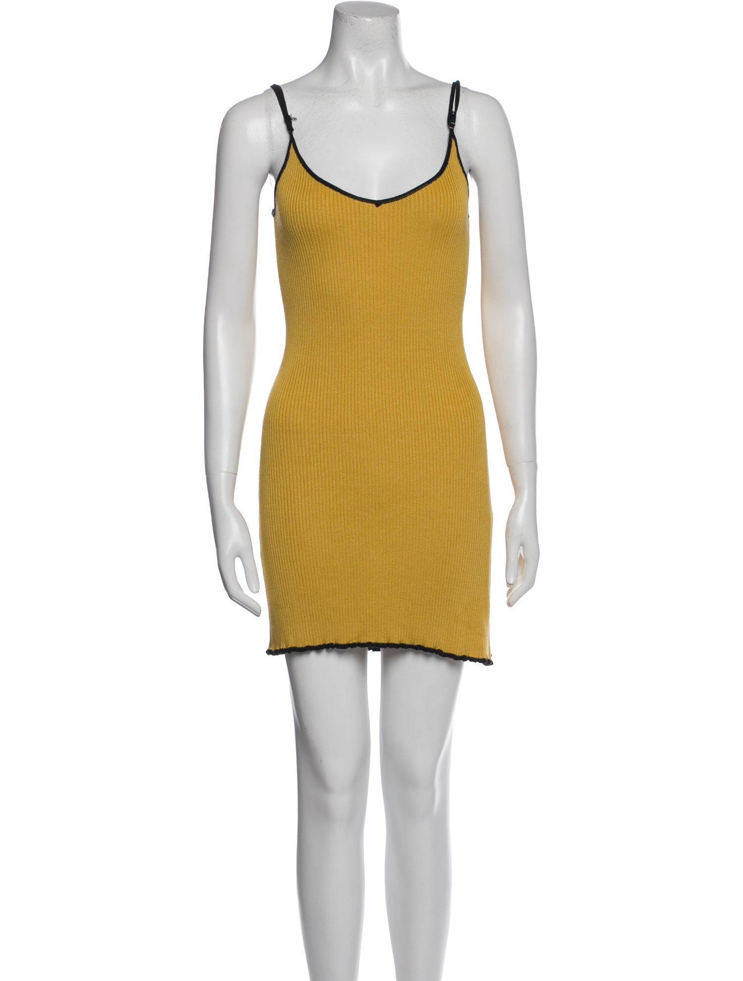 For Love & Lemons Scoop Neck Mini Dress