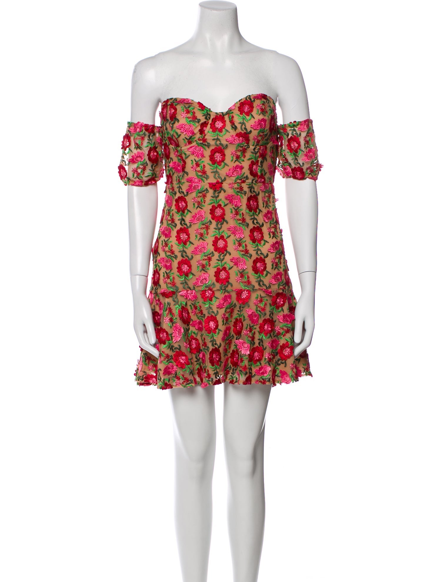 For Love & Lemons Nylon Mini Dress w/ Tags