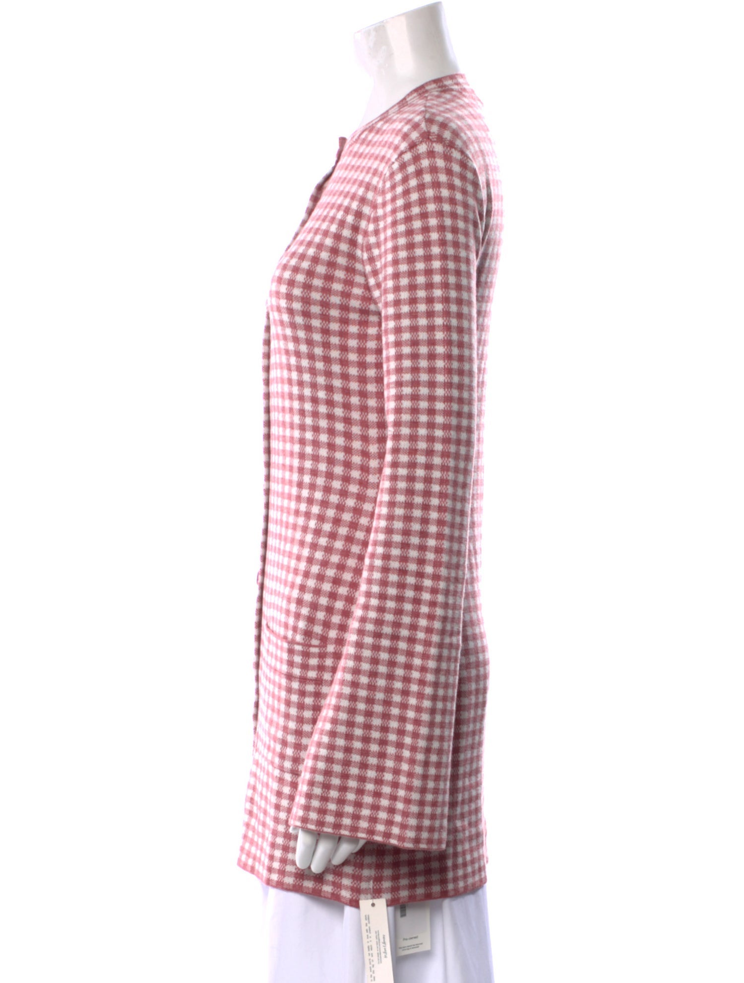 For Love & Lemons Plaid Print Crew Neck Sweater w/ Tags