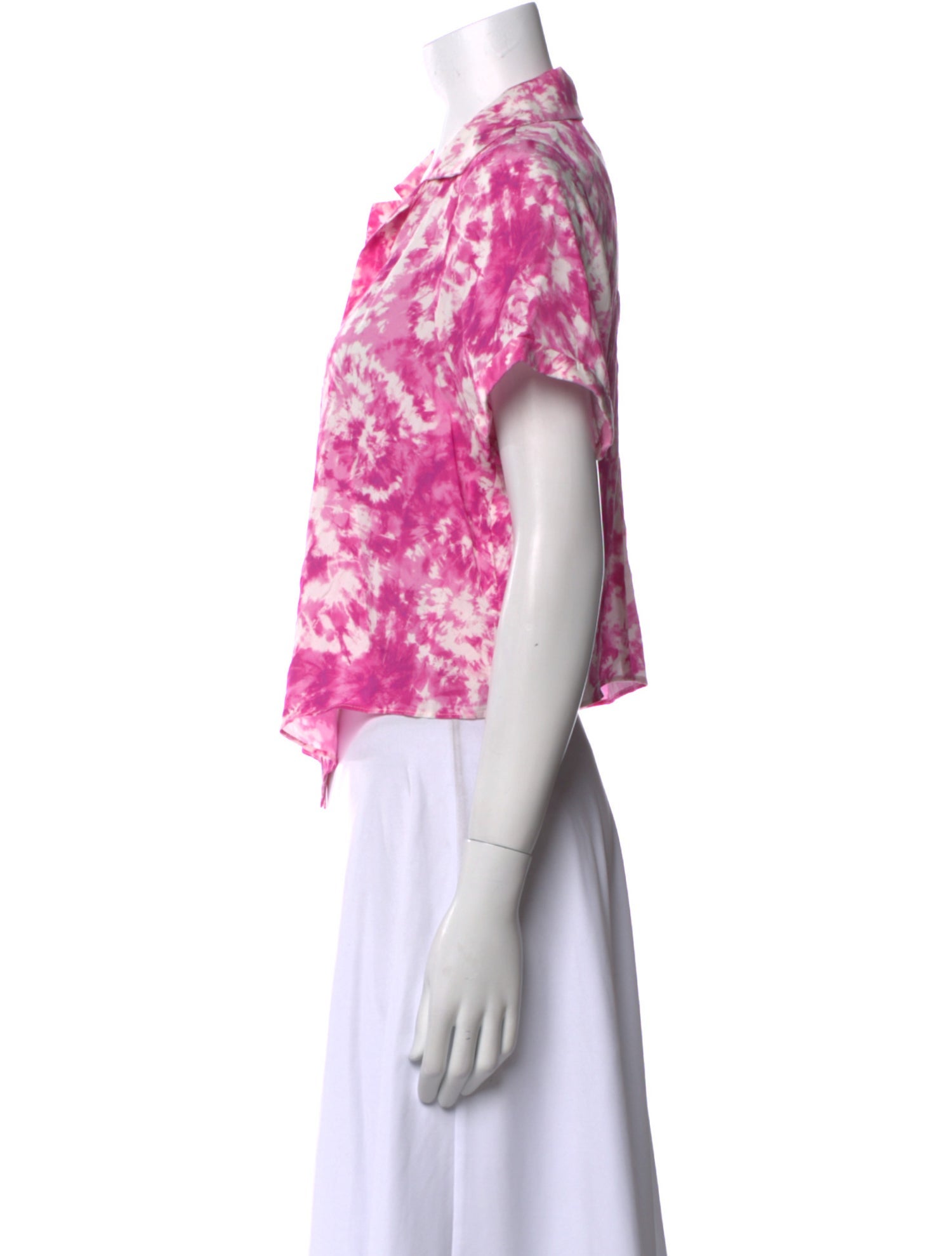 For Love & Lemons Bamboo Floral Print Crop Top