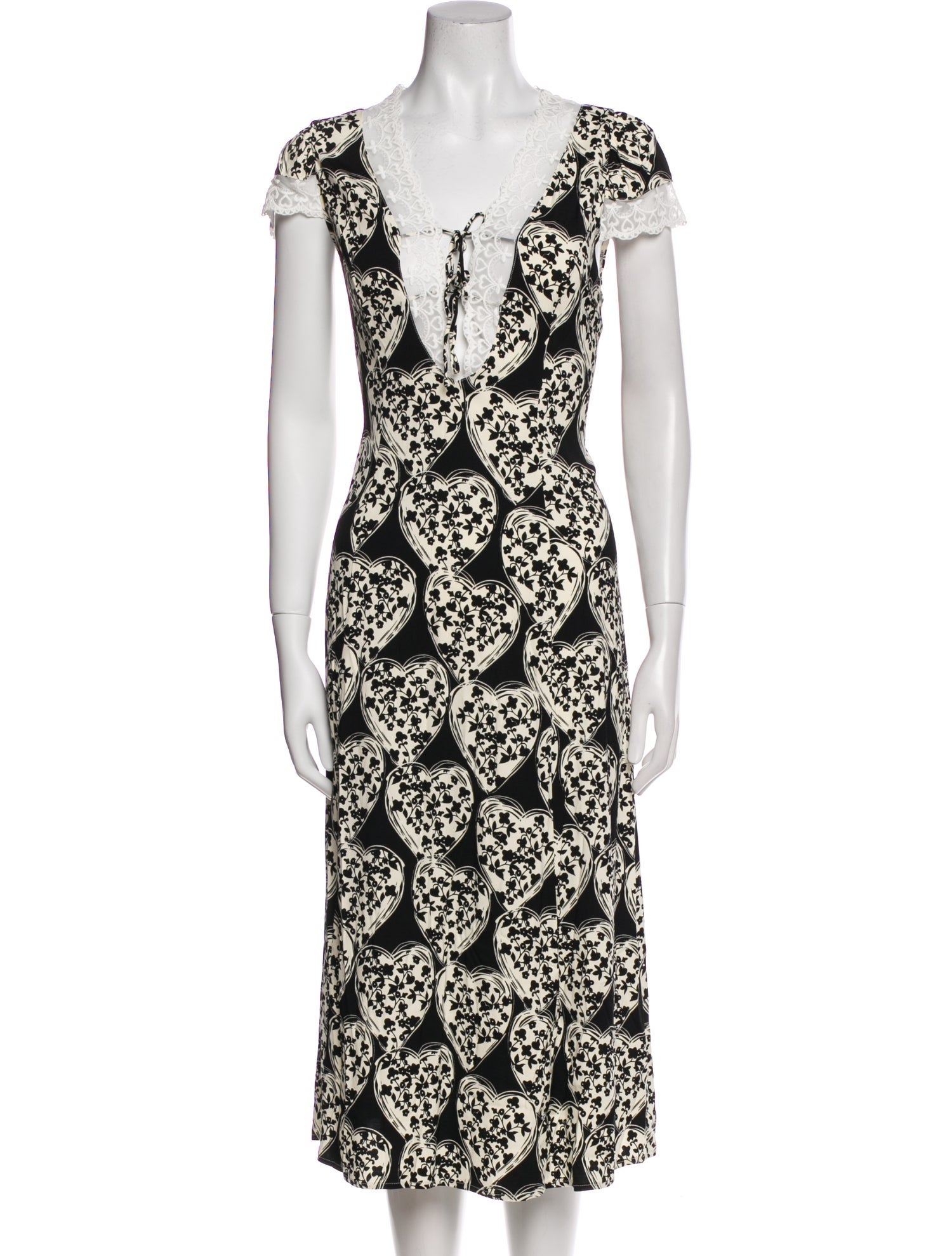 For Love & Lemons Floral Print Long Dress w/ Tags