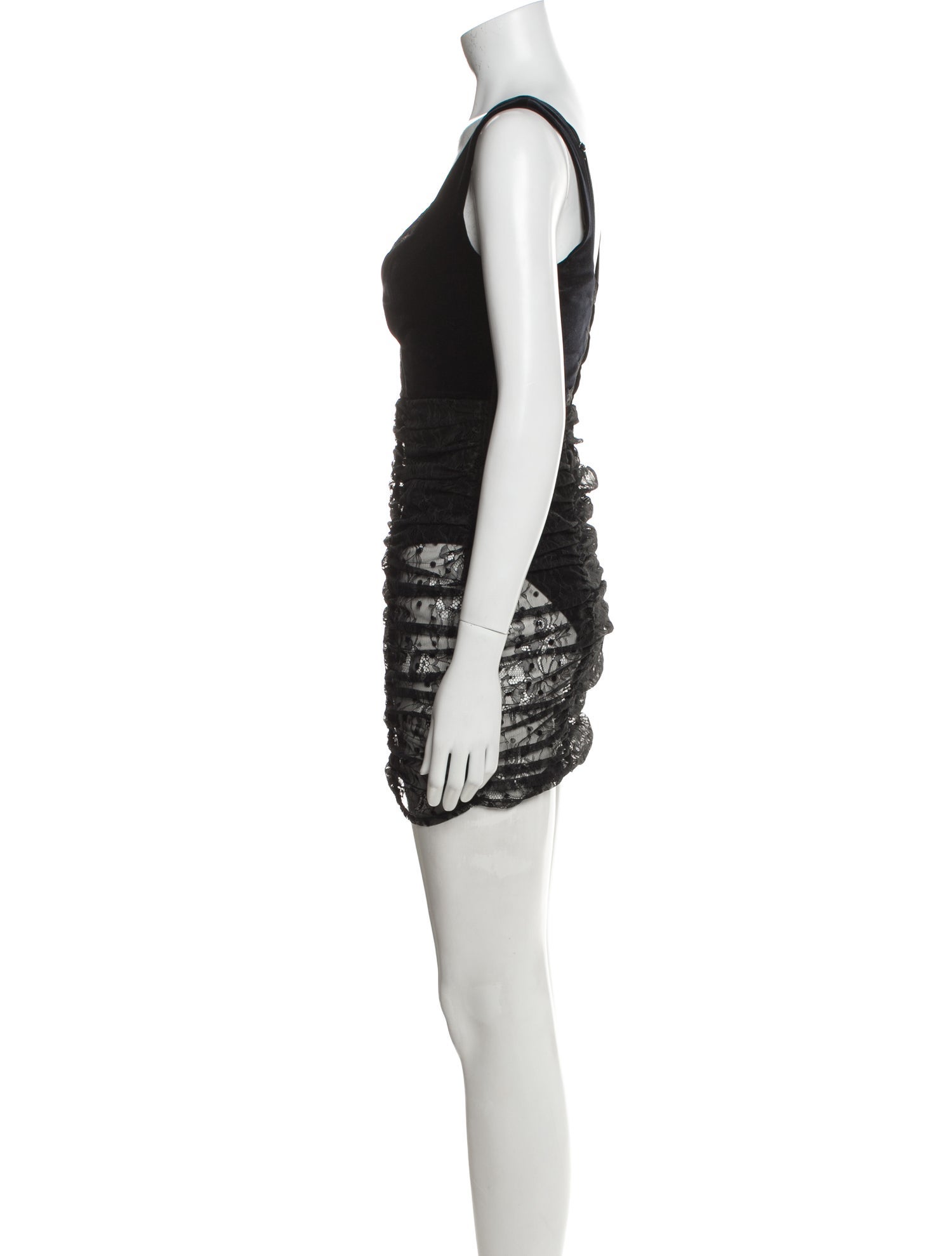 For Love & Lemons Lace Pattern Mini Dress